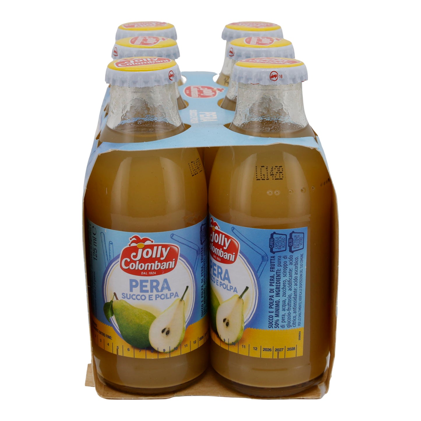 Succo d'uva Jolly Colombani | Succo | Con polpa | 6 x 125 ml