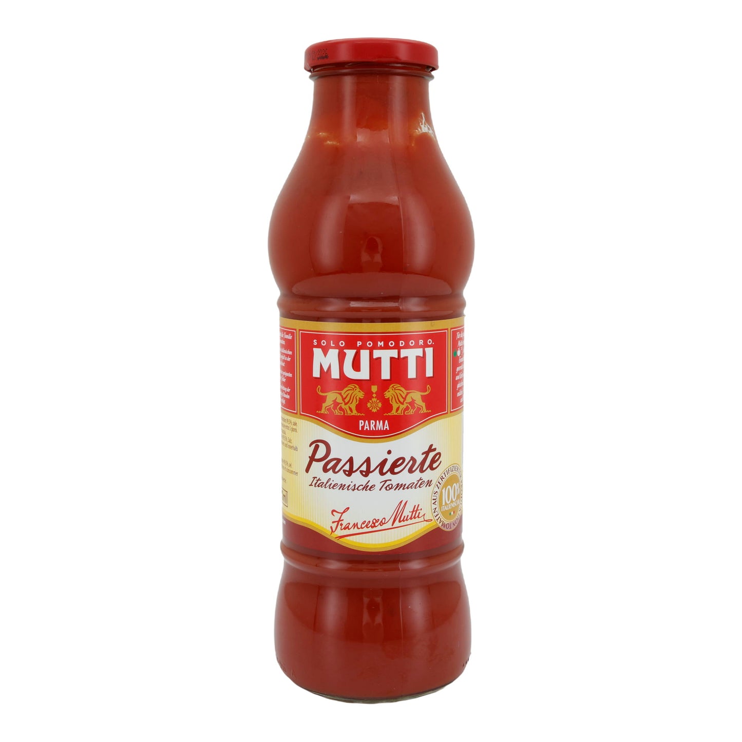 Gepureerde tomaten Mutti | Tomaten | Italiaans, uit Parma | 700 g