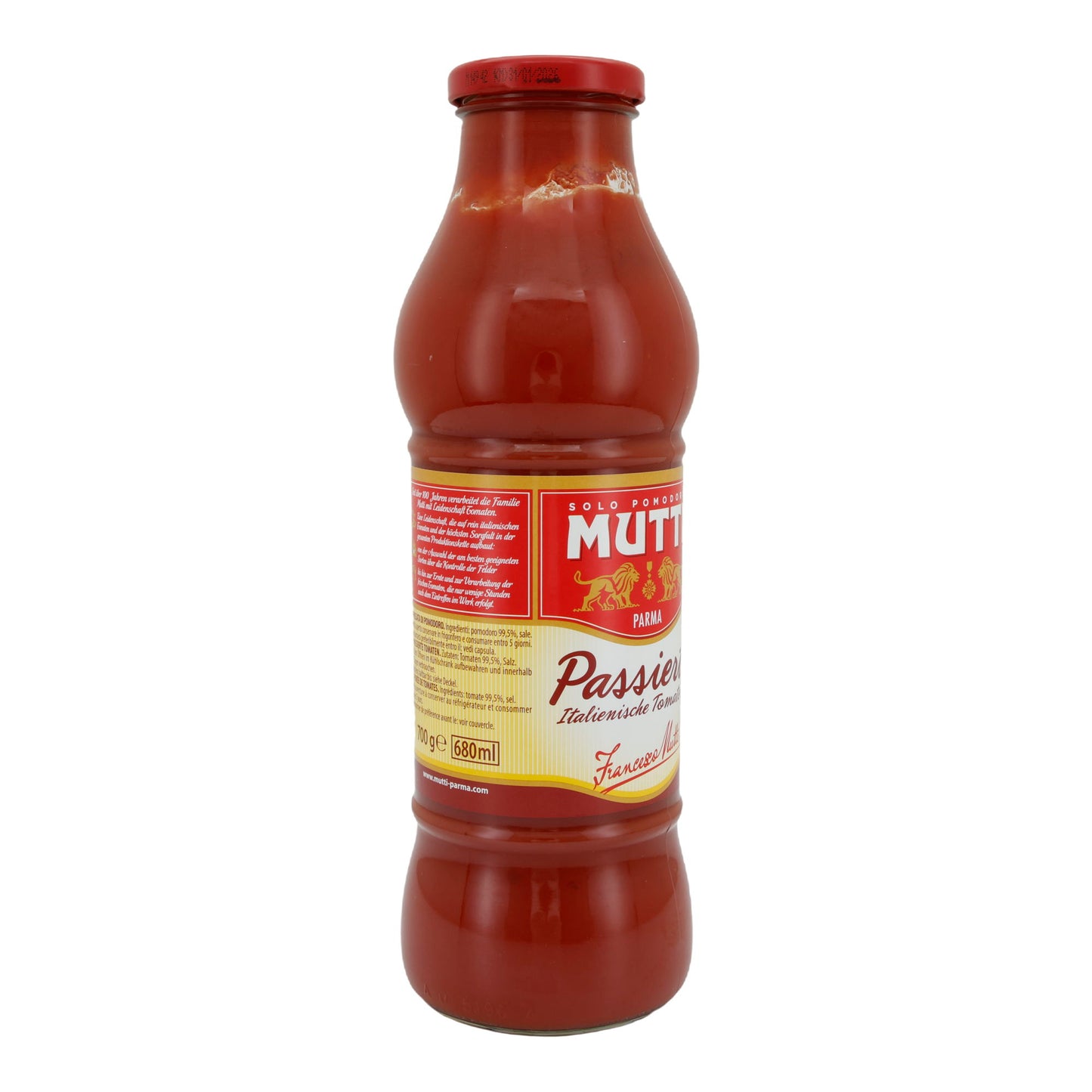 Passata di pomodoro Mutti | Pomodori | Italiano, da Parma | 700 g