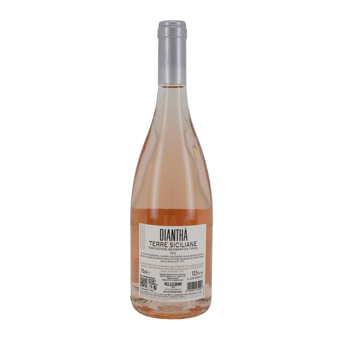 Wein Pellegrino Dianthà | Rosé | Terre Siciliane IGT Jahrgang 2024 | 750 ml