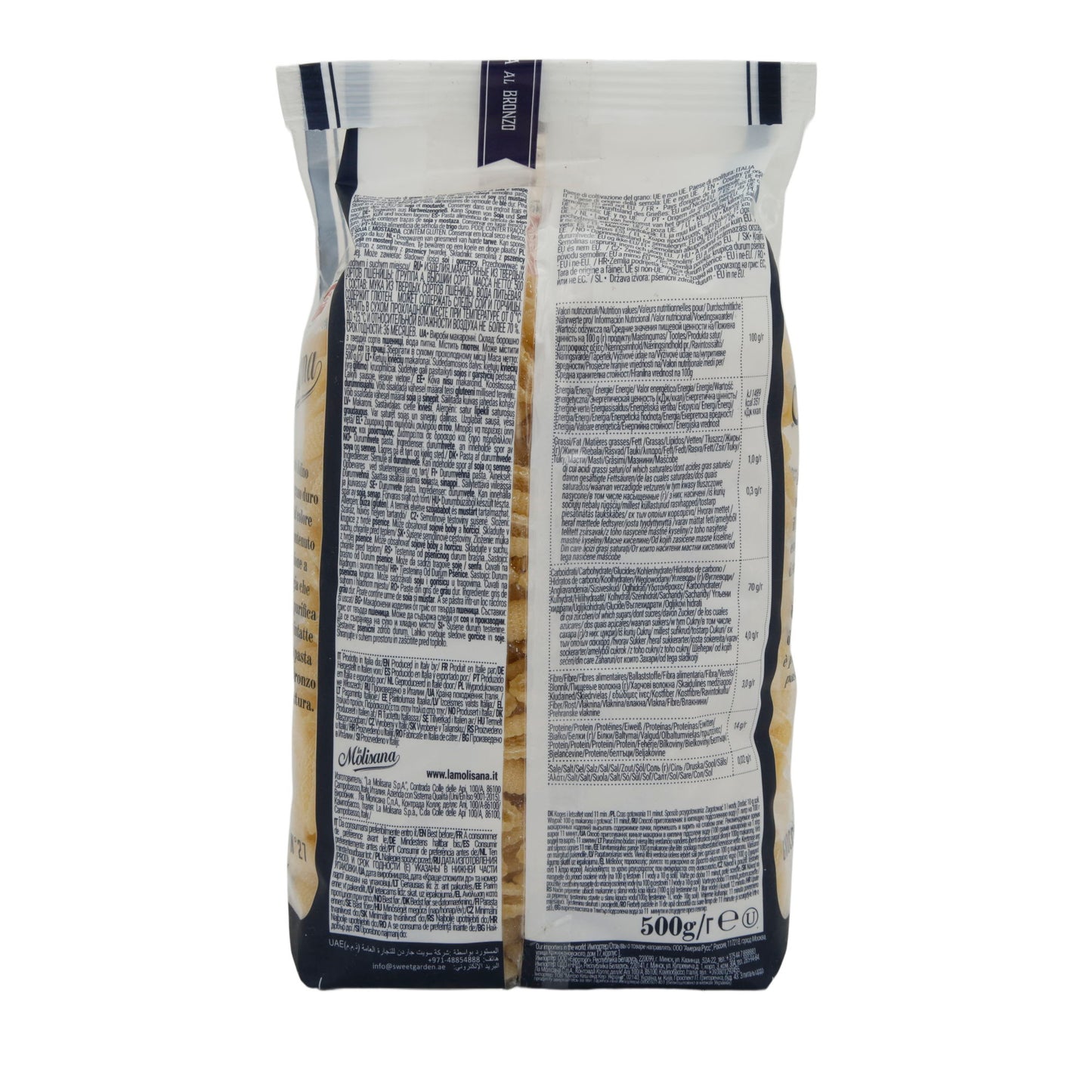 PASTA MADE FROM DURUM WHEAT SEMOLINA