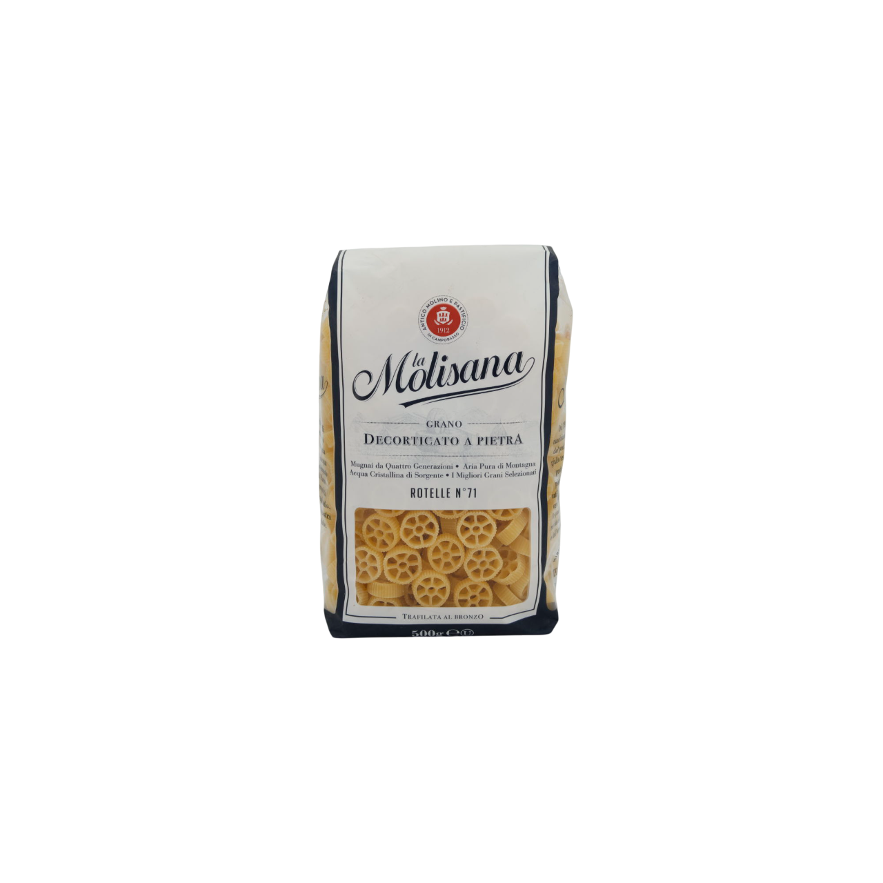 Nudeln La Molisana | Rotelle N°71 | Premium harde tarwegriesmeel pasta | 500 g