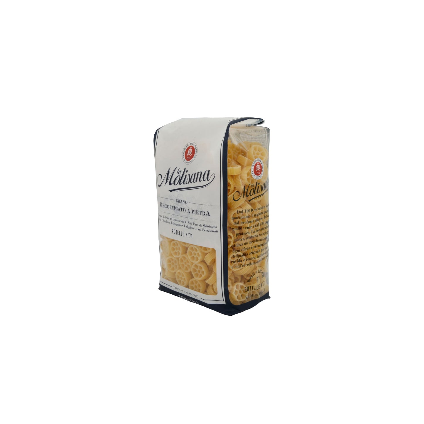 Nudeln La Molisana | Rotelle N°71 | Premium harde tarwegriesmeel pasta | 500 g