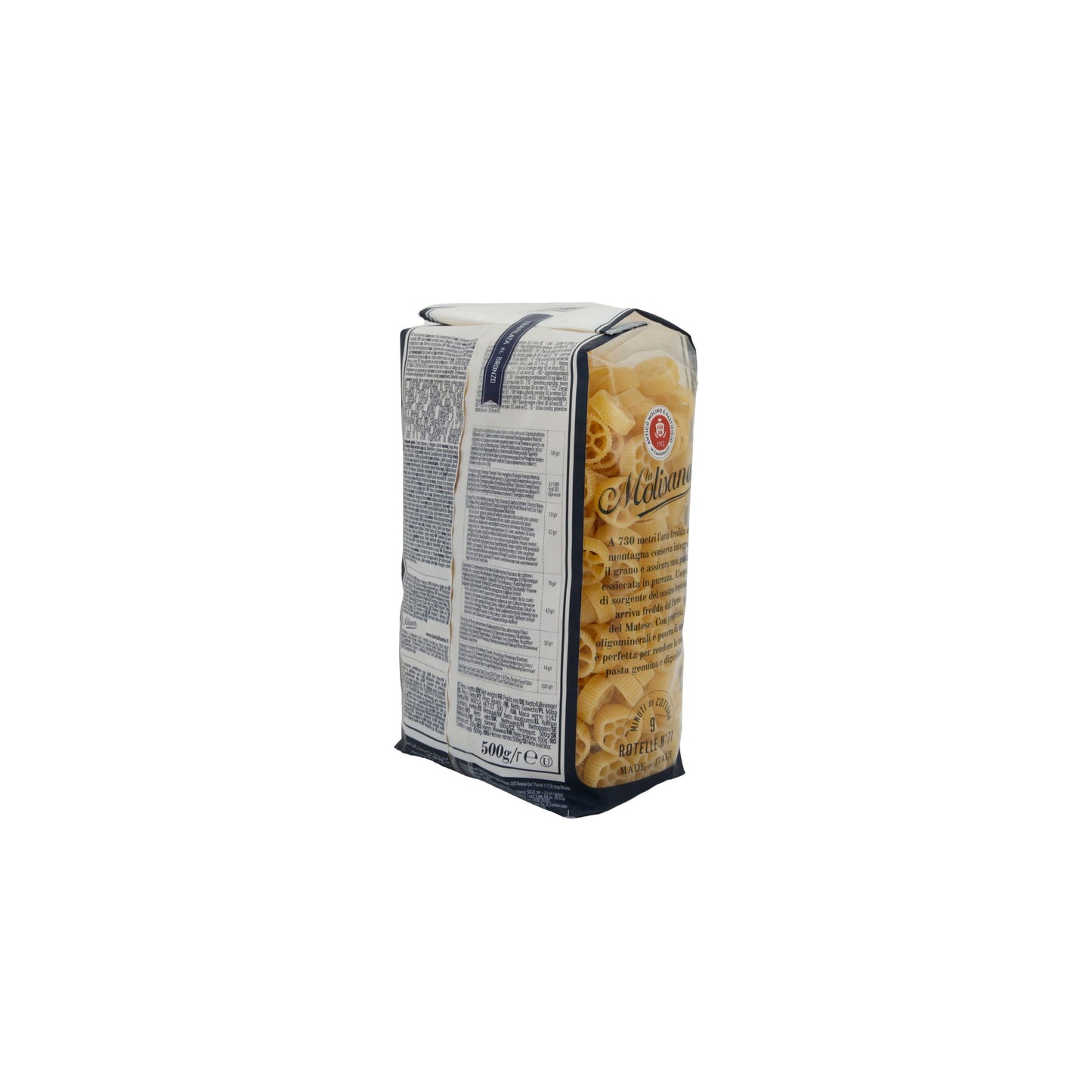 Nudeln La Molisana | Rotelle N°71 | Premium harde tarwegriesmeel pasta | 500 g