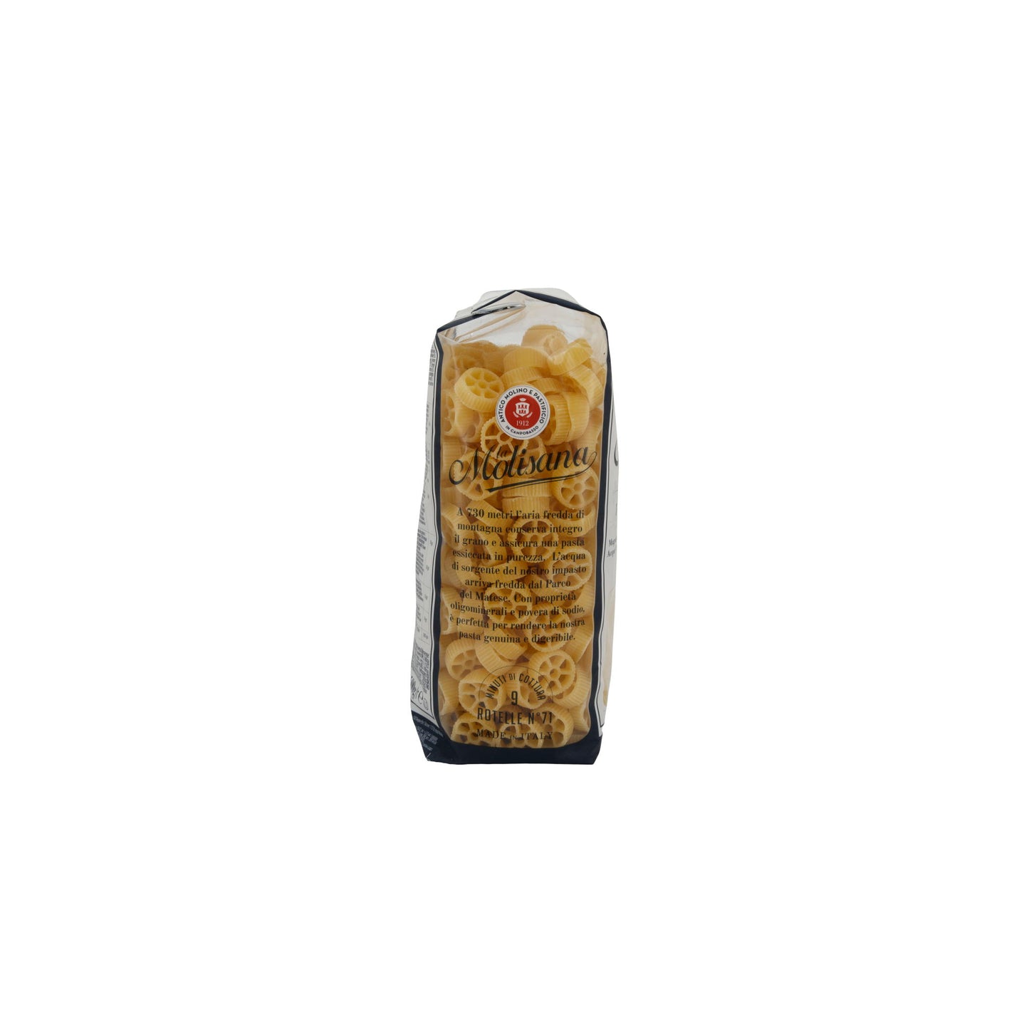 Nudeln La Molisana | Rotelle N°71 | Premium harde tarwegriesmeel pasta | 500 g