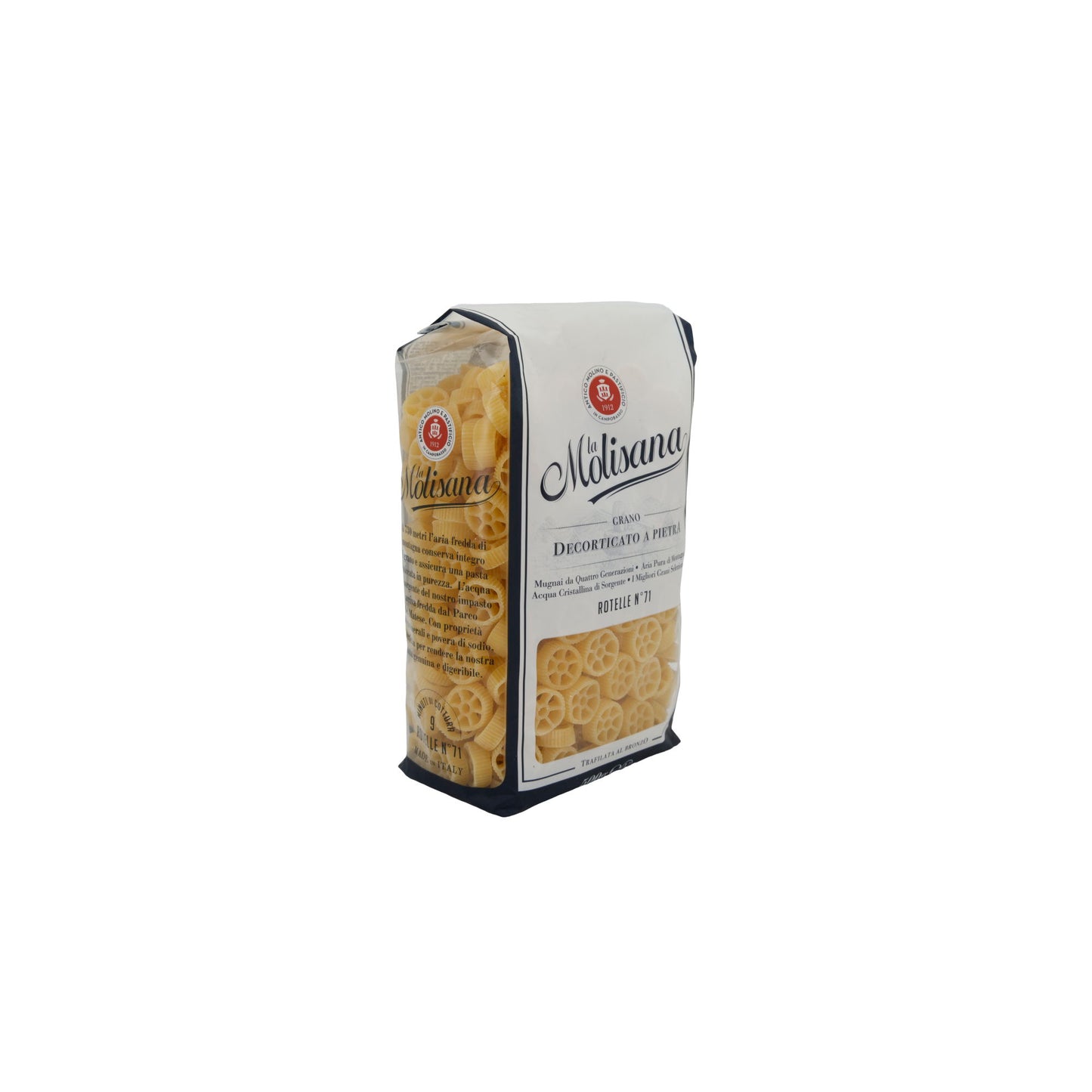 Nudeln La Molisana | Rotelle N°71 | Premium harde tarwegriesmeel pasta | 500 g