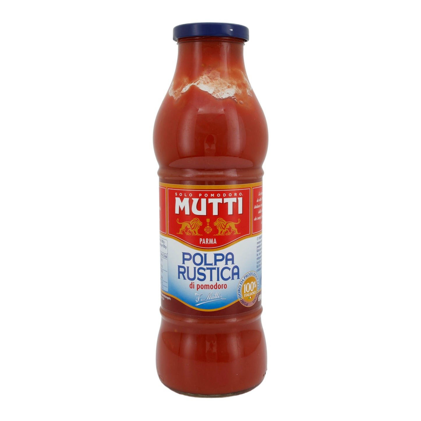 Tomatenmark-Pulpe Mutti | Polpa Rustica di Pomodoro | Hochwertig, authentische Saucen | 690 g