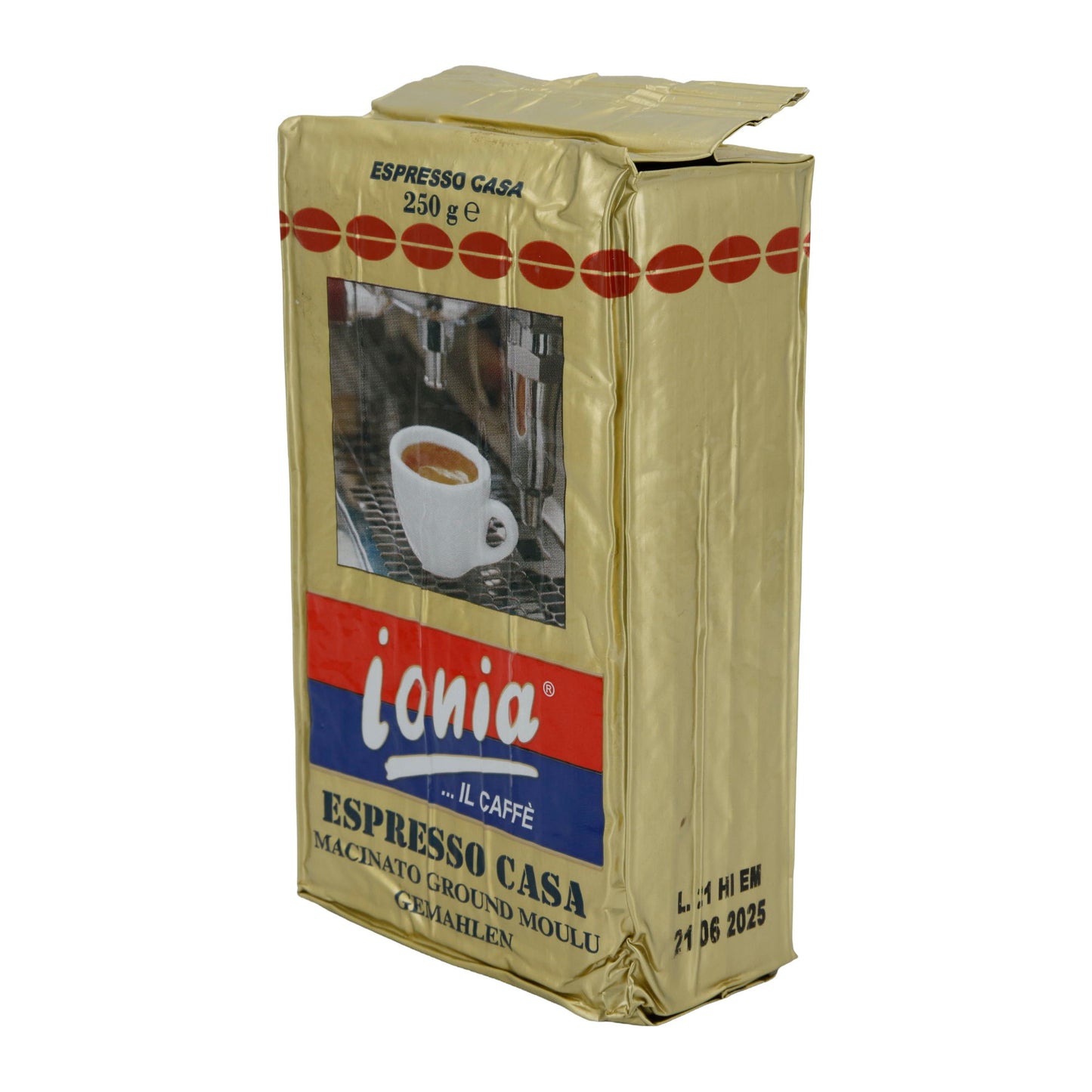 Espresso Ionia | Casa | Italiaans, gemalen, authentiek | 250 g