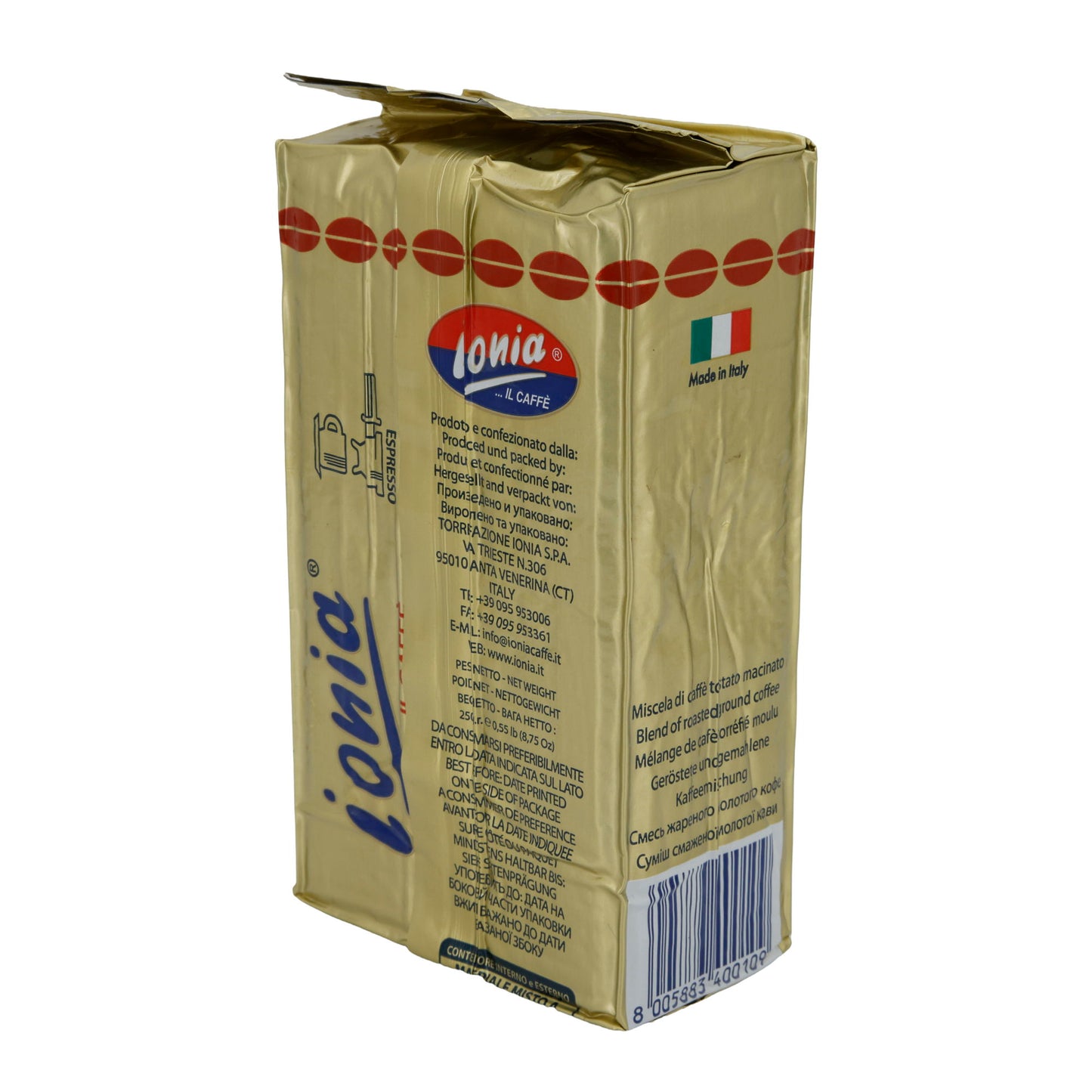 Espresso Ionia | Casa | Italiaans, gemalen, authentiek | 250 g