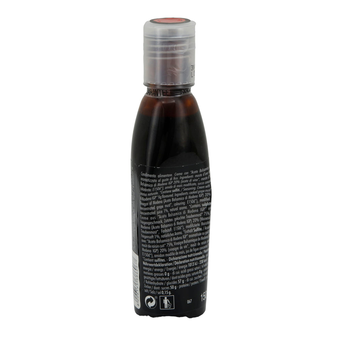 Balsamicocreme Casa Rinaldi | Crema con Aceto Balsamico di Modena IGP | Feige, aromatisch, Mittelmeer-Küche | 150 ml CASA RINALDI