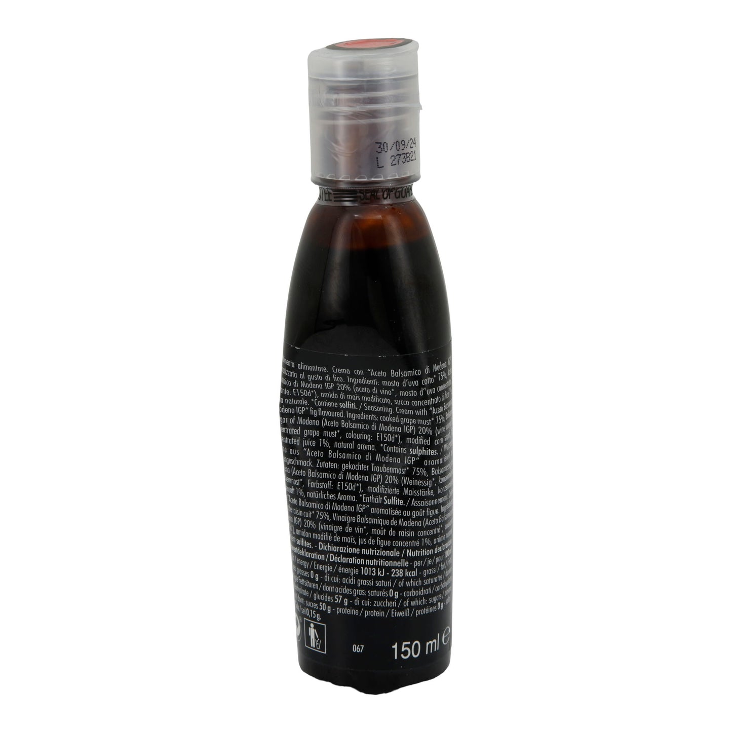 Crema di Aceto Balsamico Casa Rinaldi | Crema con Aceto Balsamico di Modena IGP | Fico, aromatico, cucina mediterranea | 150 ml