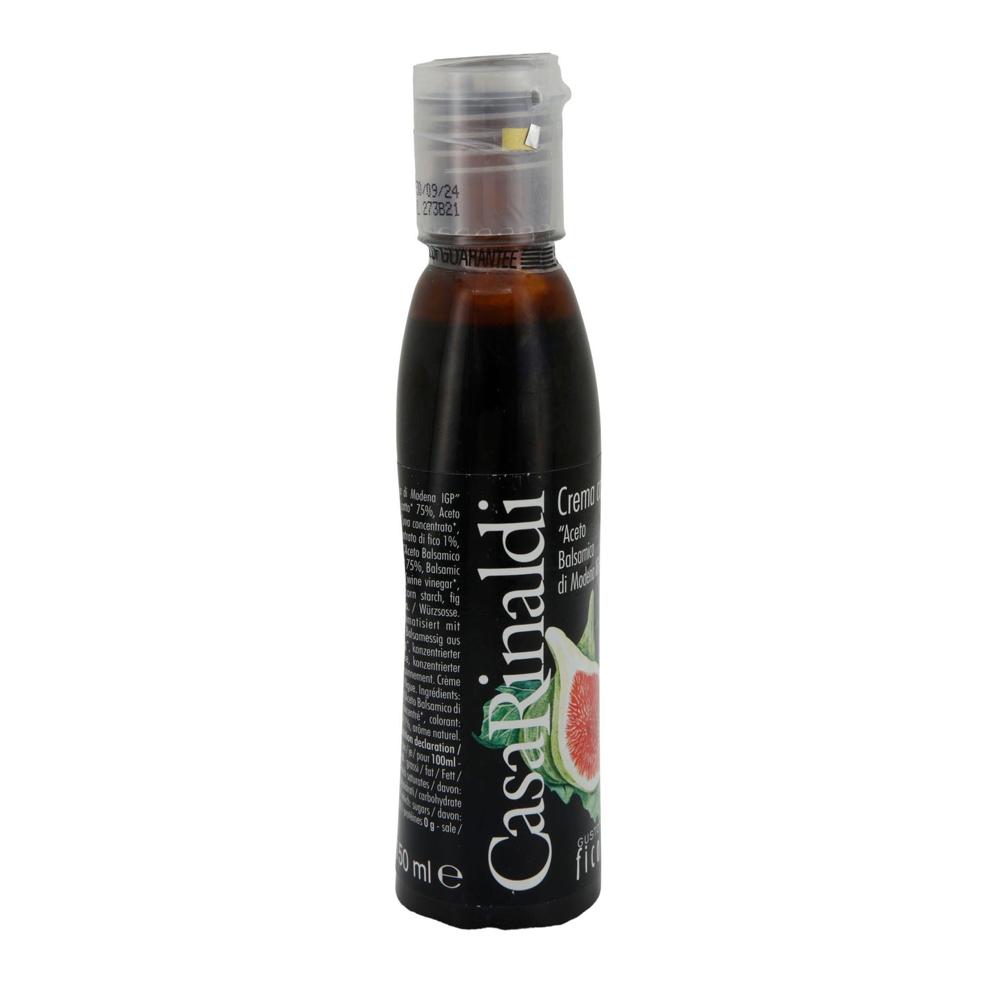 Balsamicocreme Casa Rinaldi | Crema con Aceto Balsamico di Modena IGP | Feige, aromatisch, Mittelmeer-Küche | 150 ml CASA RINALDI