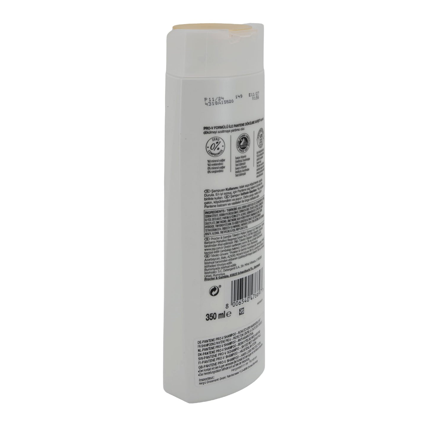 Pantene Pro-V Shampoo Hair Loss Protection | Shampoo | 350 ml