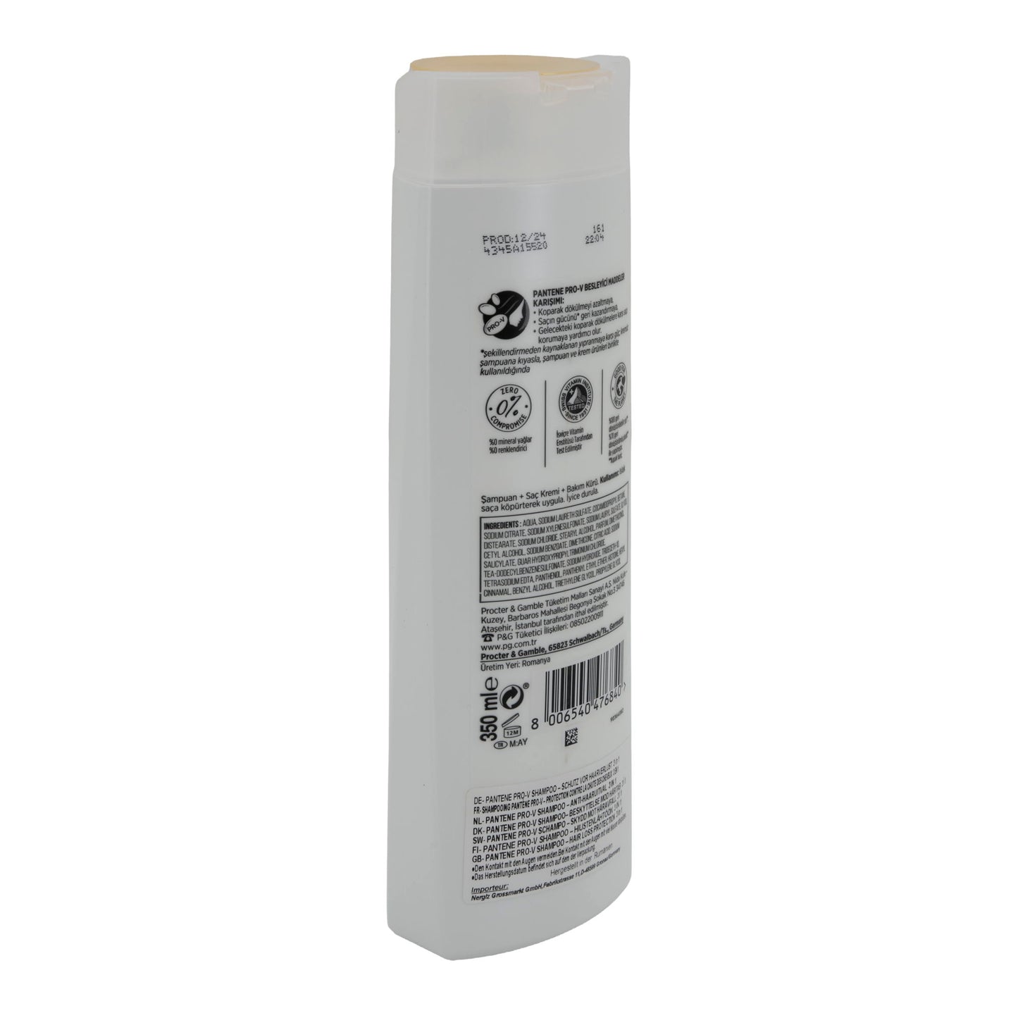 Shampoo Pantene Pro-V Anti-Hair Loss 3in1 Care Shampoo | Shampoo | 350 ml