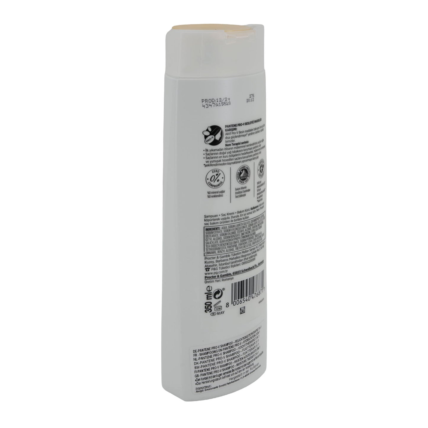 Shampoo Pantene Pro-V Moisture Care 3in1 Therapy | Moisture Care | 350 ml