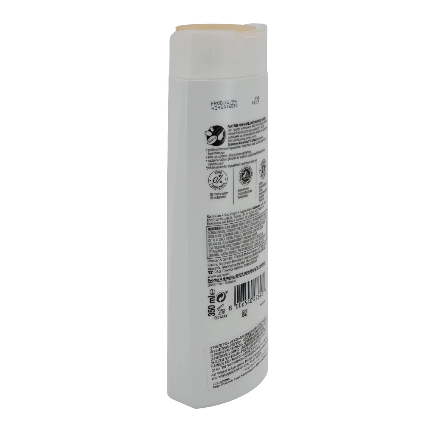 Pantene Pro-V Shampoo Repairing & Protective 3in1 Care | Shampoo | 350 ml