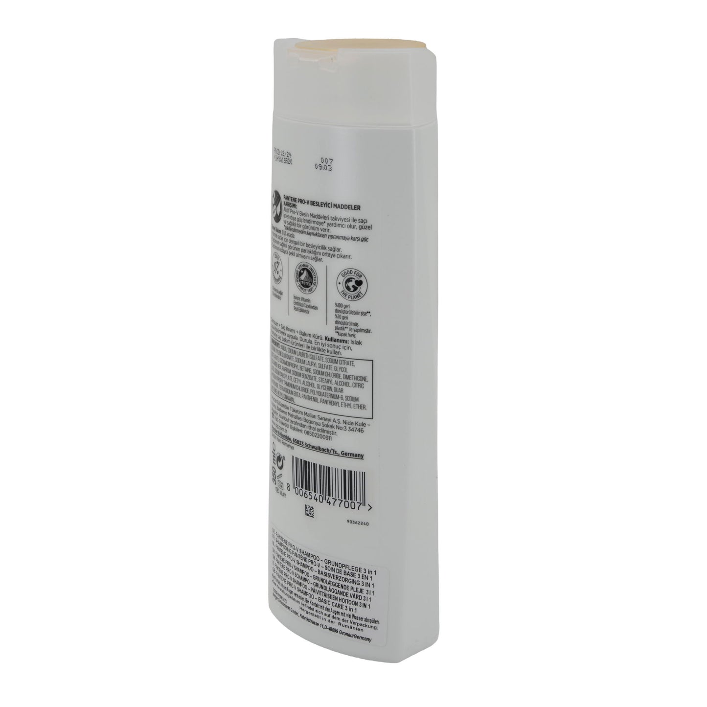 Pantene Pro-V Basic Care Shampoo | Shampoo | 3in1 | 350 ml