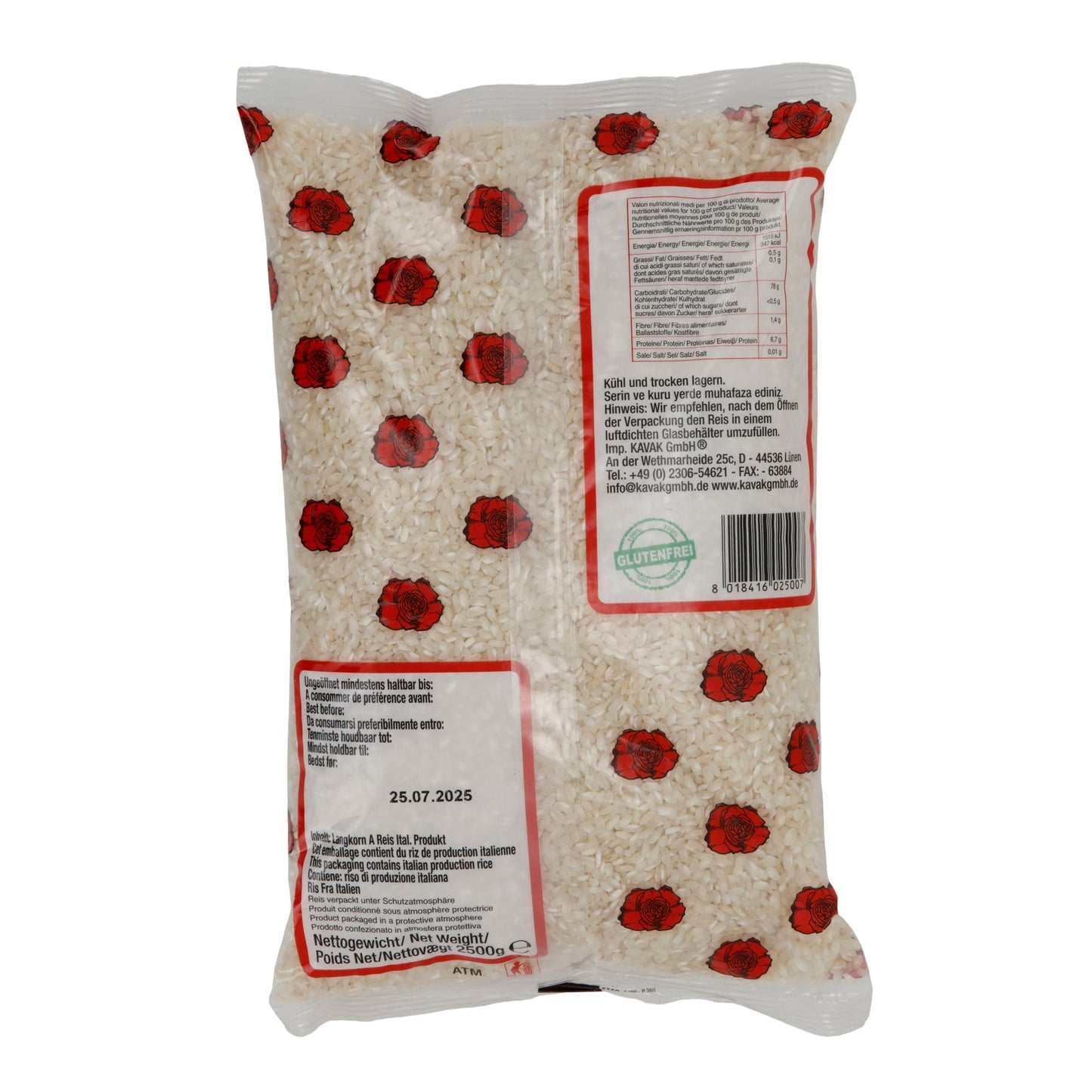 Reis Goldkorn Tosya | Pırınç | türkischer Rundkornreis für mediterrane Küche | 2500 g TOSYA