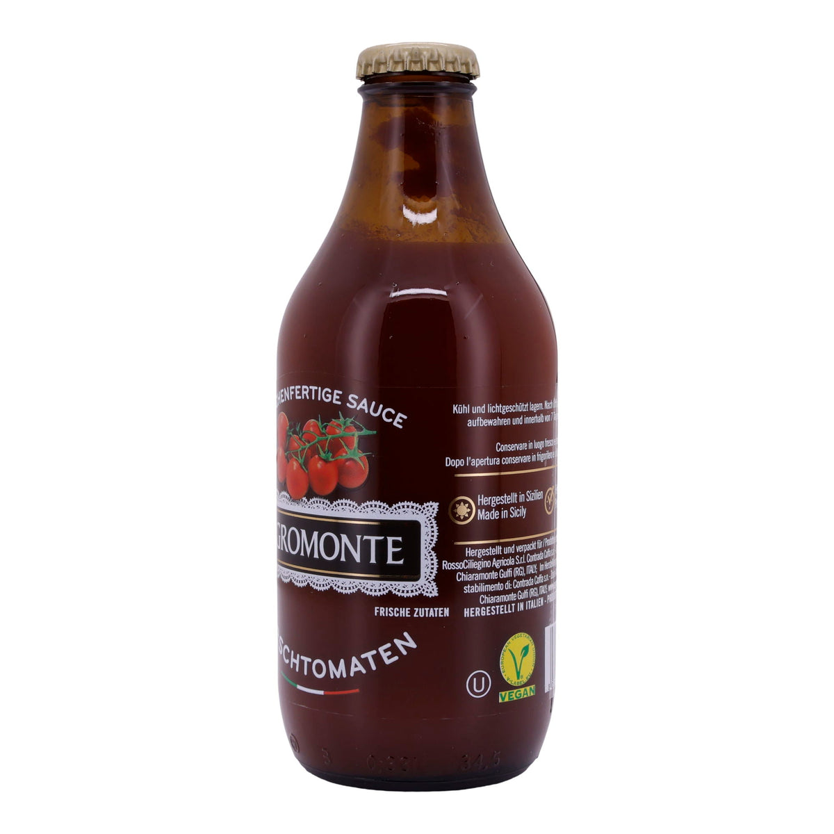 Tomatensauce Agromonte | Kirschtomatensauce | Perfekt für schnelle Gerichte | 330 g AGROMONTE