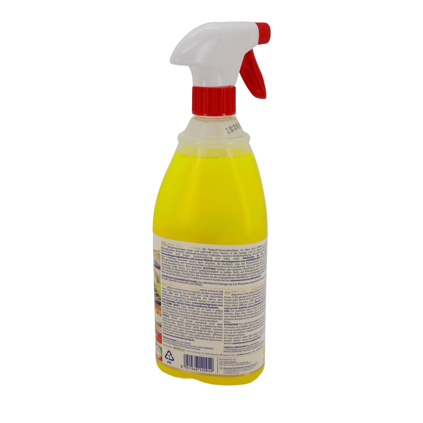 Fettlöser Dasty Classic | Fettlöser | Zitronenduft | 1000 ml