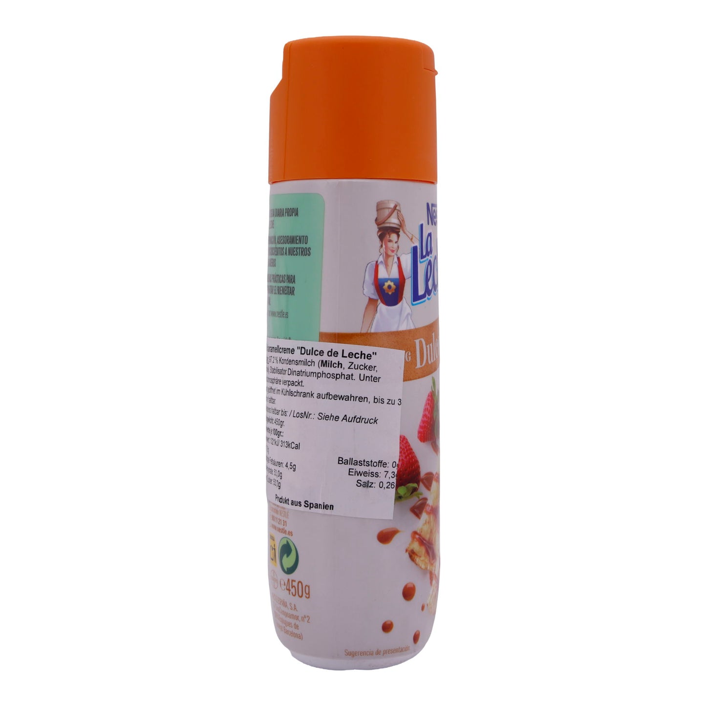 Creme Nestlé La Lechera | Dulce de Leche | Milchkaramellcreme in praktischer Quetschflasche | 450 g