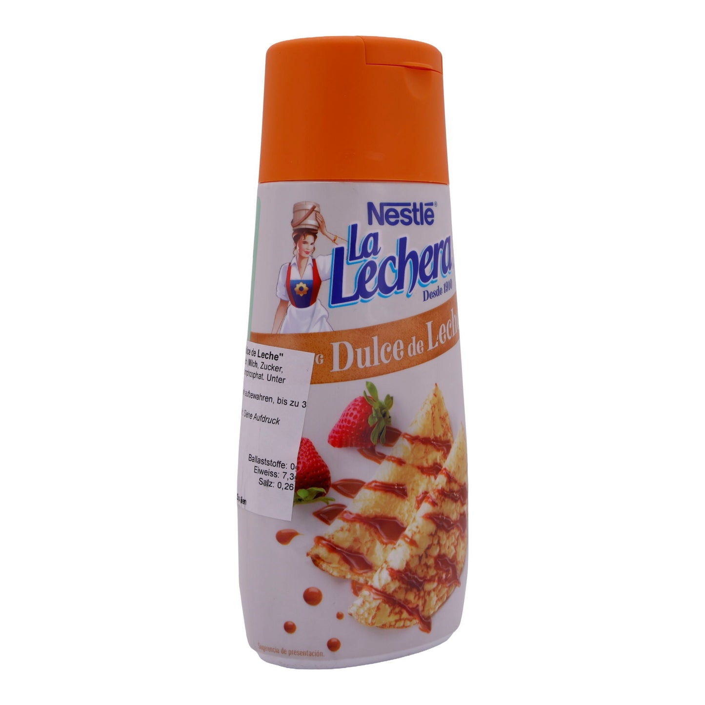 Creme Nestlé La Lechera | Dulce de Leche | Milchkaramellcreme in praktischer Quetschflasche | 450 g NESTLE