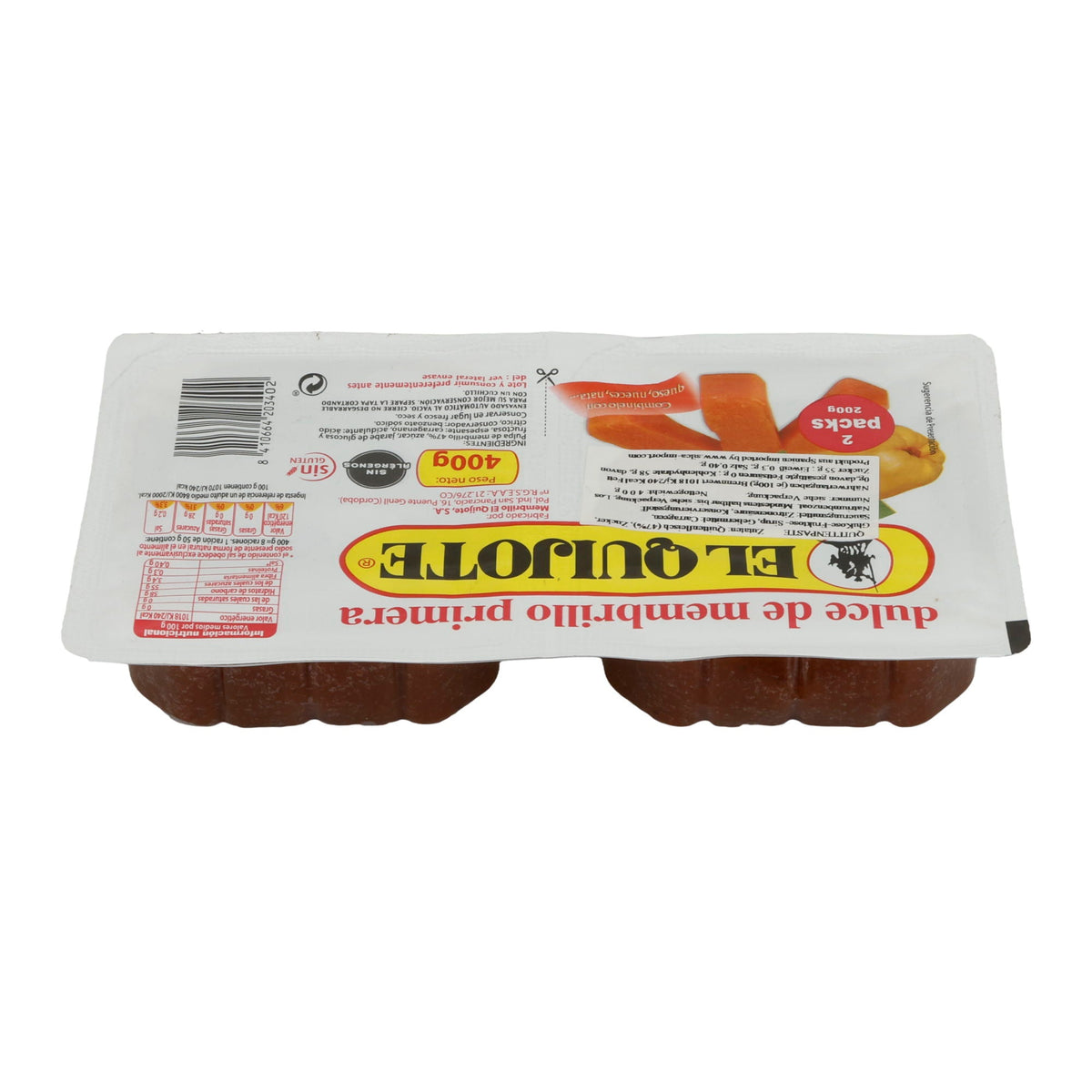 Quittengelee El Quijote Dulce de Membrillo Primera | lecker | aus Spanien | 400 g MEMBRILLO