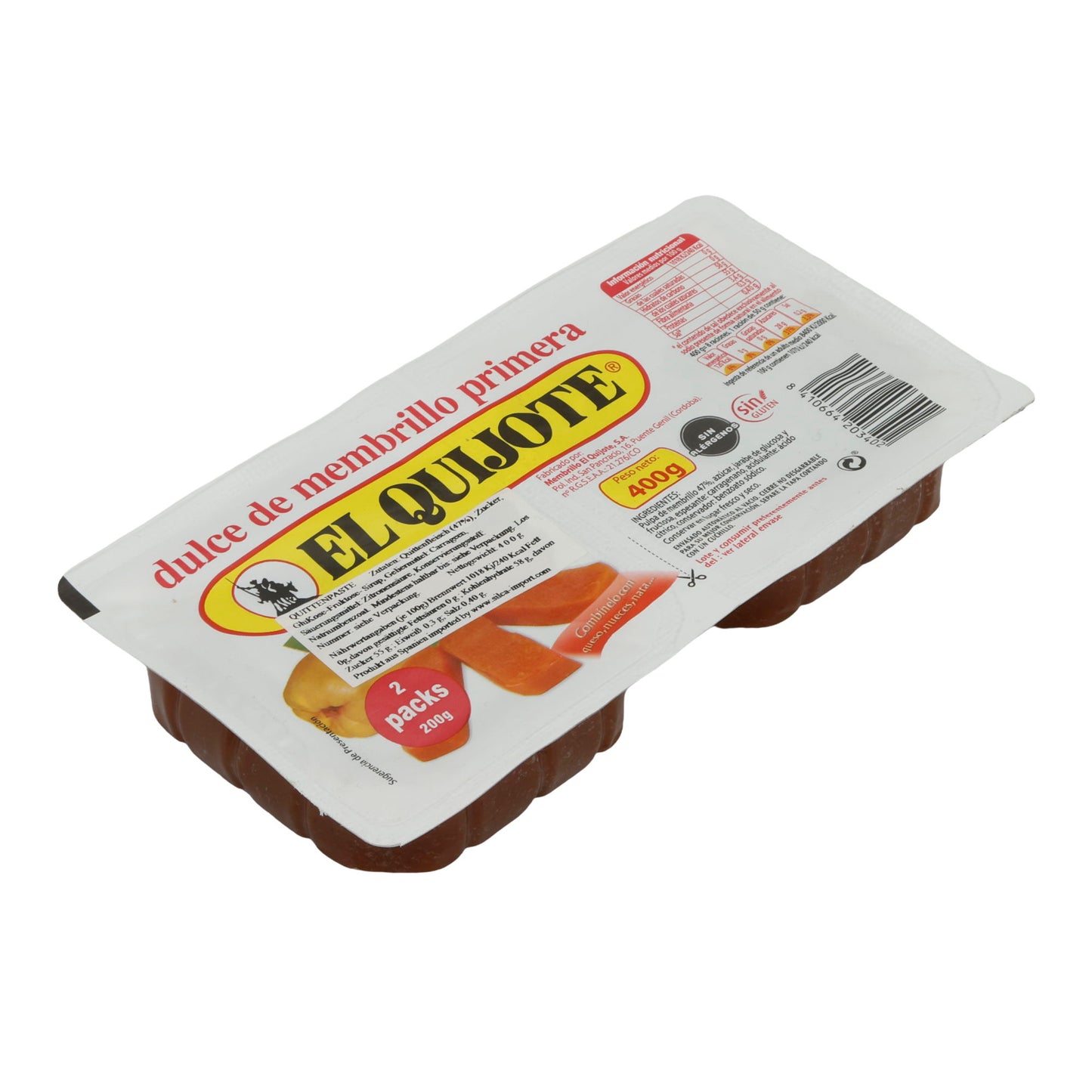 Quince Jelly El Quijote Dulce de Membrillo Primera | delicious | from Spain | 400 g