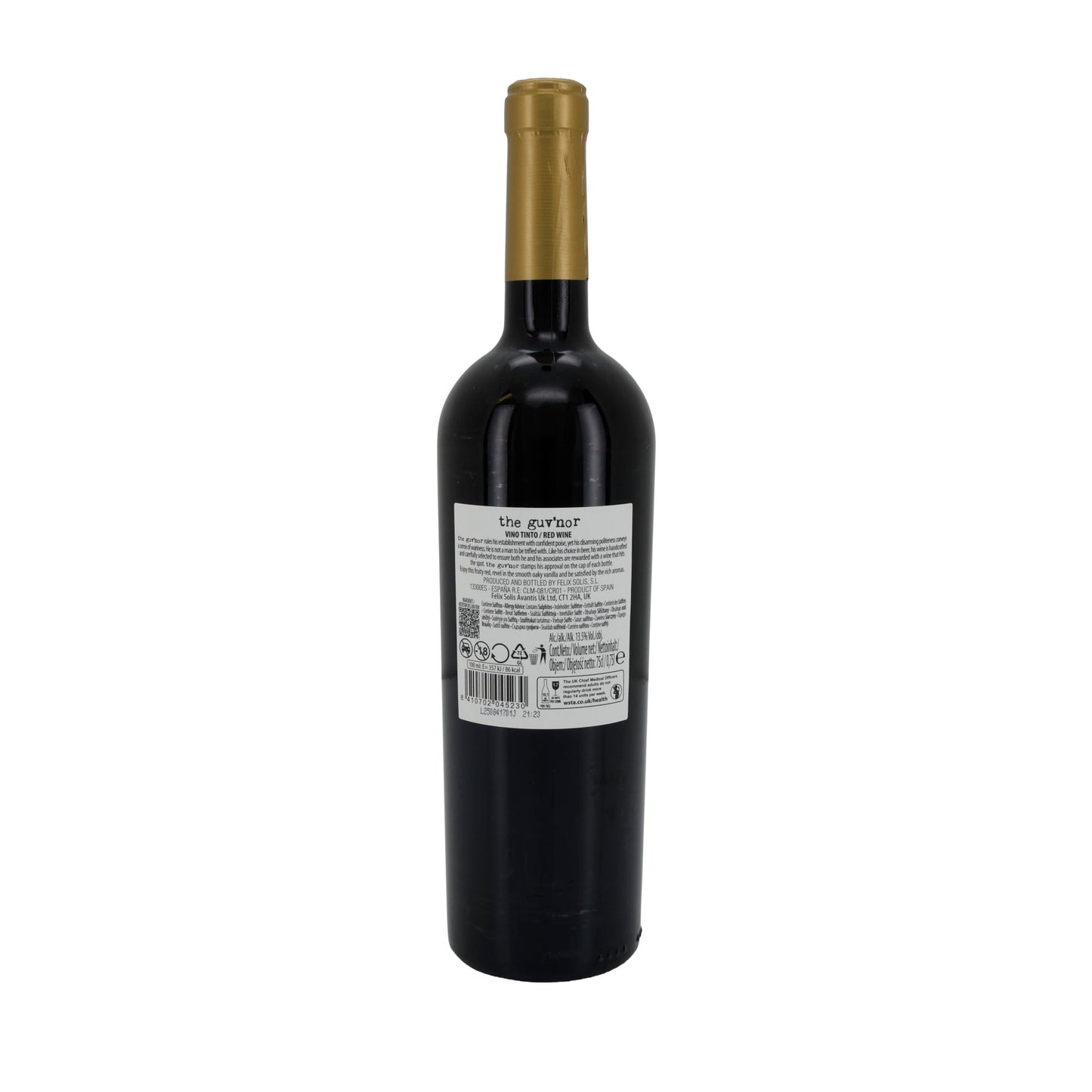 Rotwein the guv’nor | Vino Tinto | Vollmundig & fruchtig | 750 ml