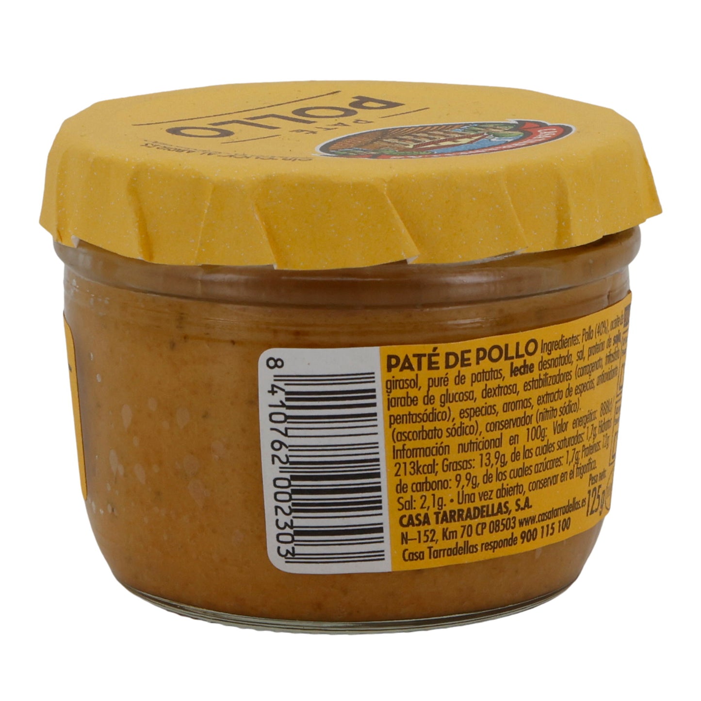 CASA TARRADELLAS CHICKEN PATE 125GR