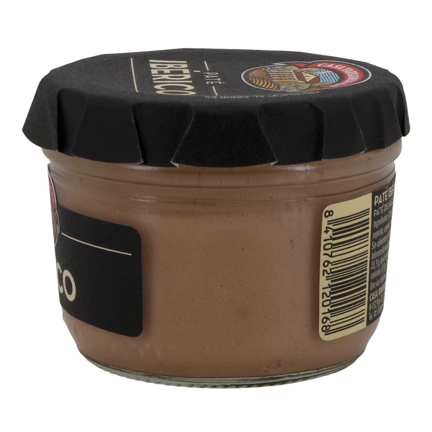 Brotaufstrich Casa Tarradellas | Paté Ibérico | Würziger Geschmack | 125g Glas