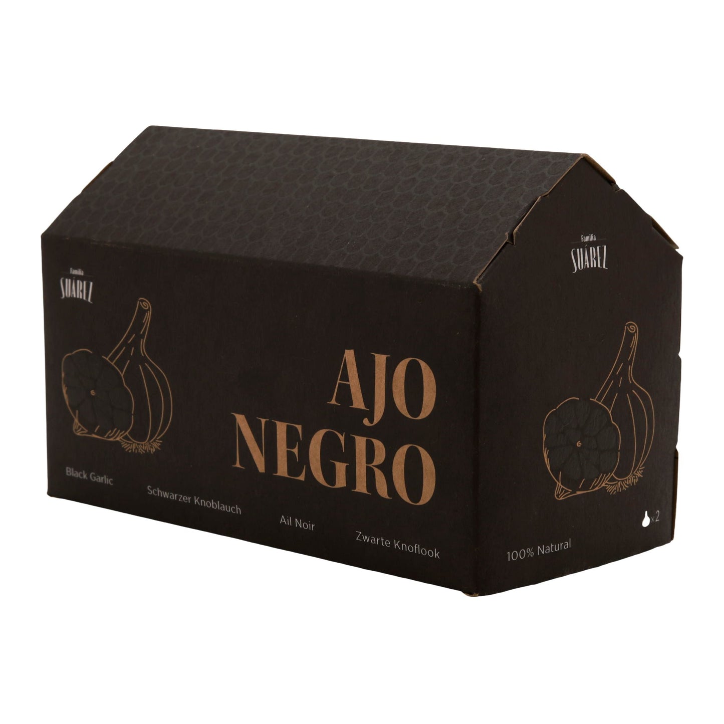Schwarzer Knoblauch Ajo Negro Familia Suárez – 100 % natürlich (2 Knollen, Spanien) Taste Your World