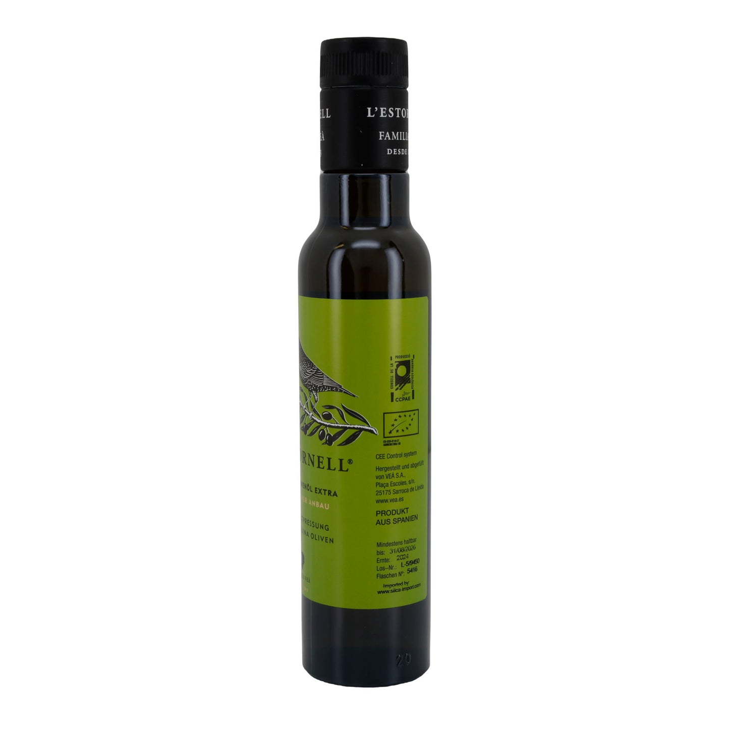 L`ESTORNELL BIO-OLIJFOLIE 250ML