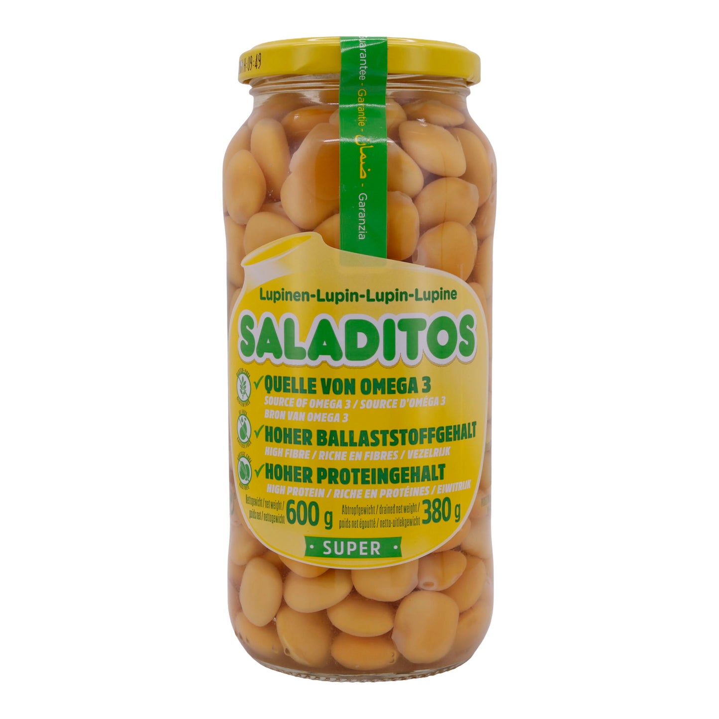 Lupinen Saladitos | Snack | Ricco di proteine e fibre | 600 g