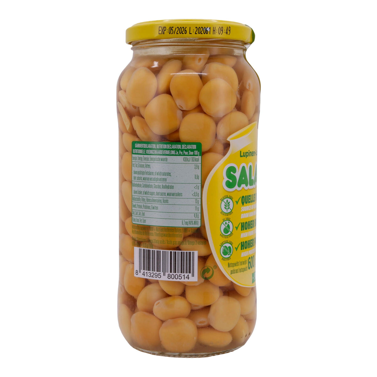 Lupinen Saladitos | Snack | Protein- & ballaststoffreich | 600 g SALADITOS