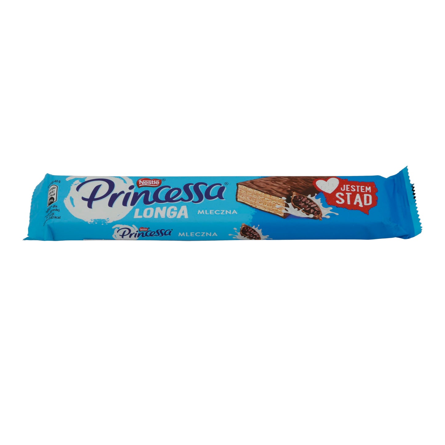 Waffelriegel Nestlé Princessa Longa Mleczna mit Schokoladencremefüllung | 40 g