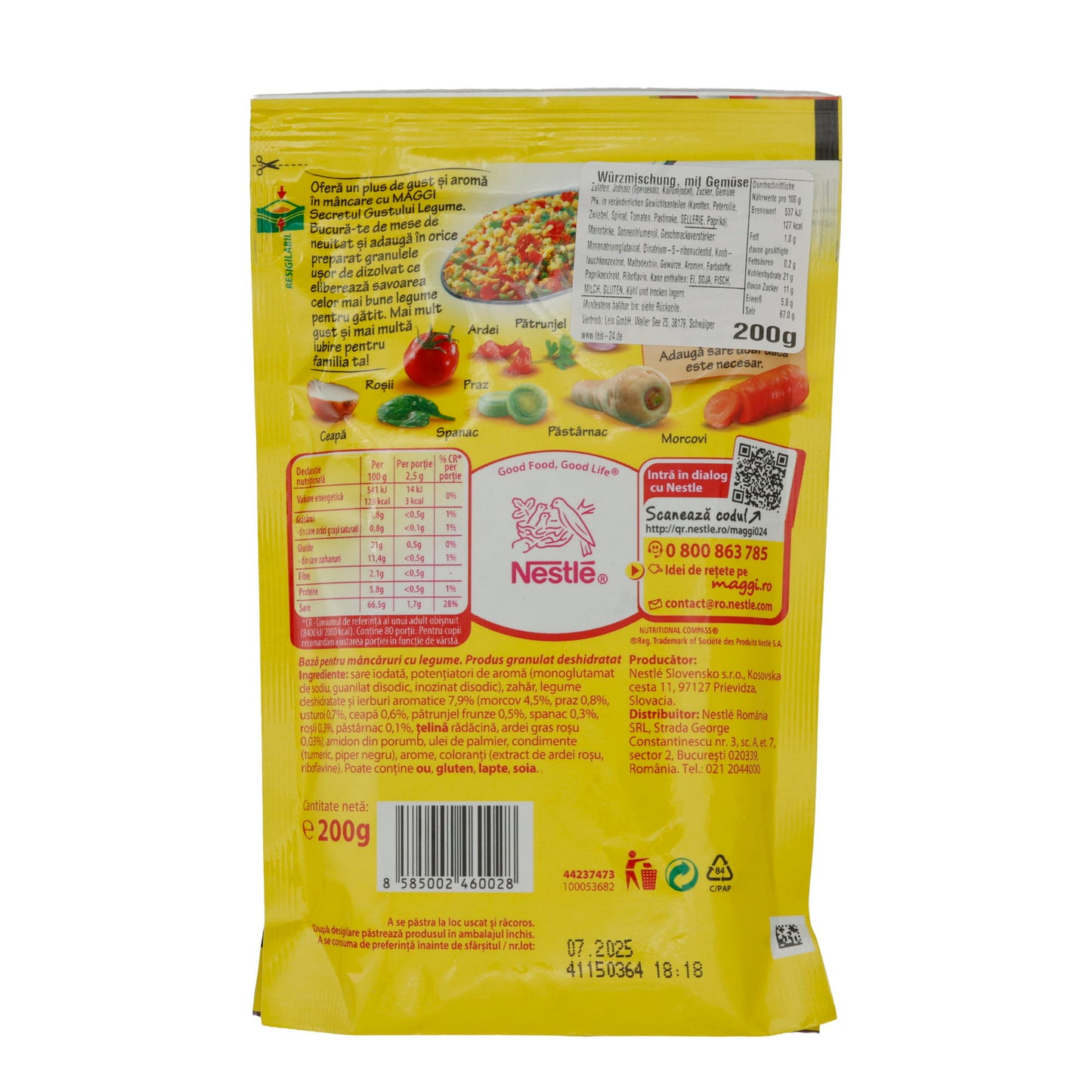 Secretrul Gustului Gemüsegewürz Maggi | Gewürz | Intensiver Geschmack | 200g