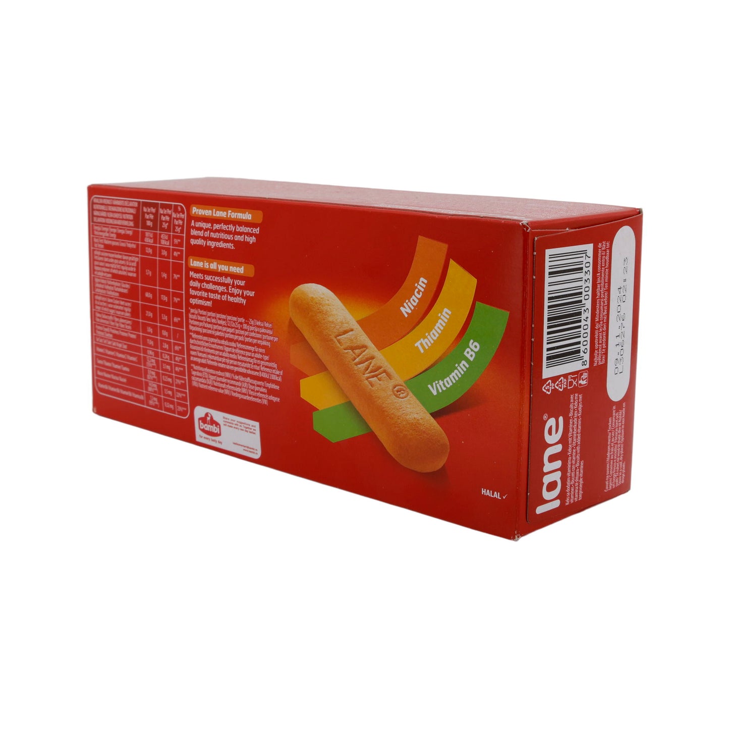Biscotti Bambi Lane | Biscotti | Con vitamina B6, niacina e tiamina | 300 g