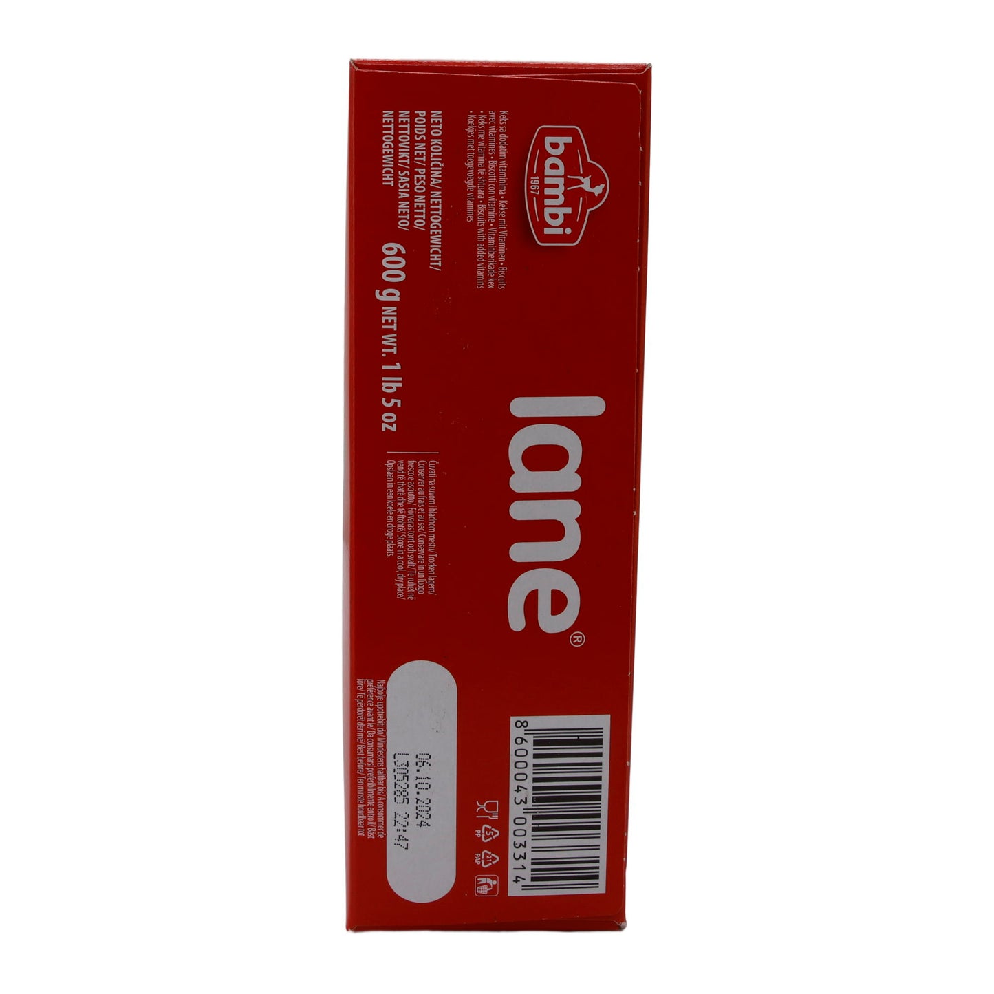 Kekse Bambi Lane | Biskuitkoekjes | Klassiek | 600 g