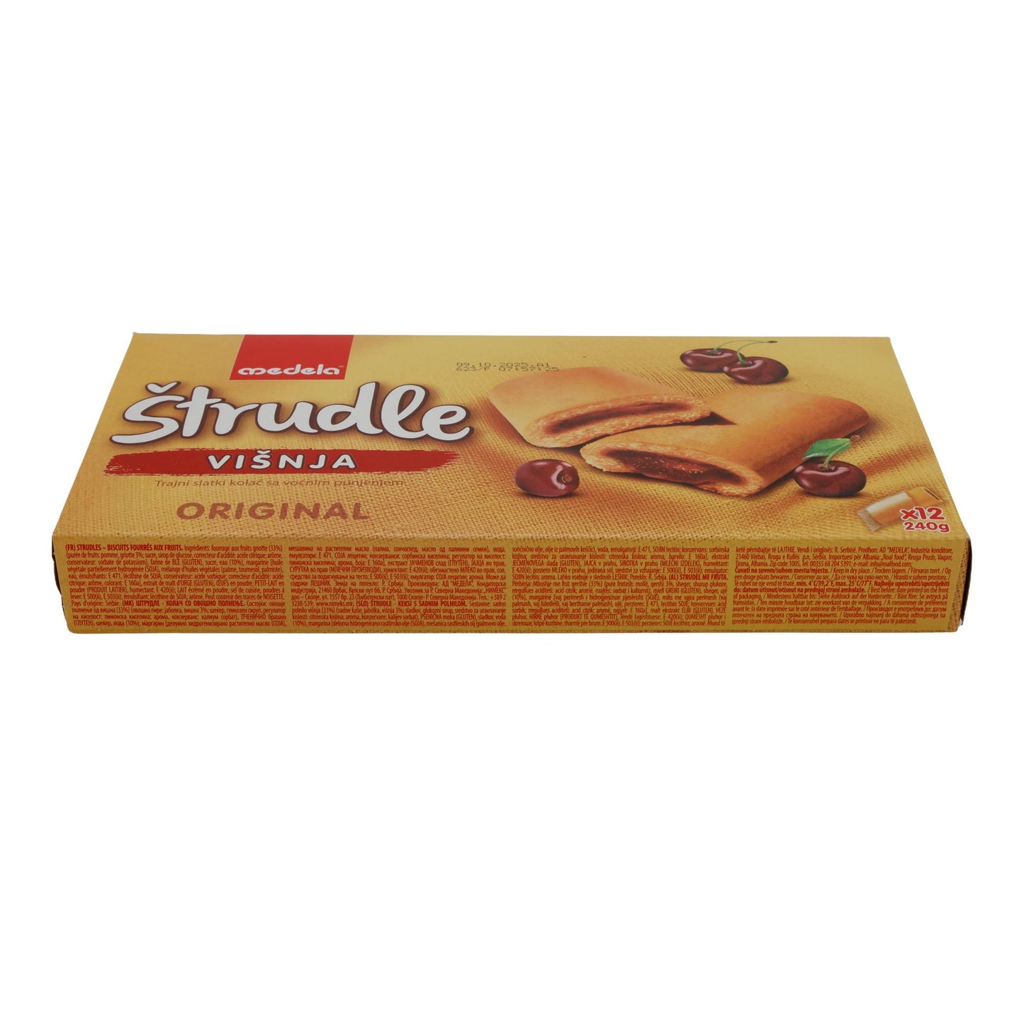 Gebäck Strudle Medela Visnja | mit Kirschfüllung | 240 g MEDELA