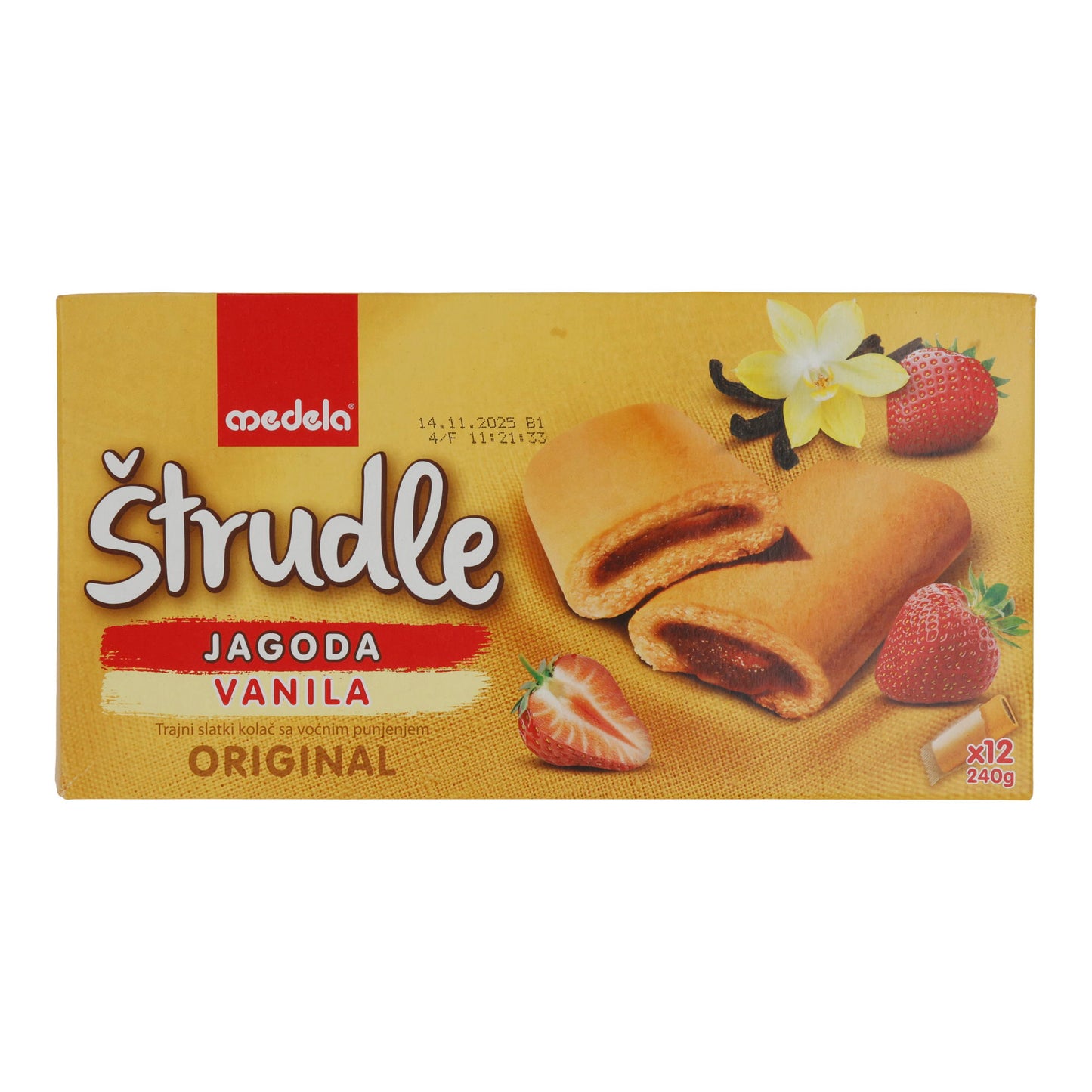 STRUDLEGEBAECK JAGODA VANILA & ERDBEERE
