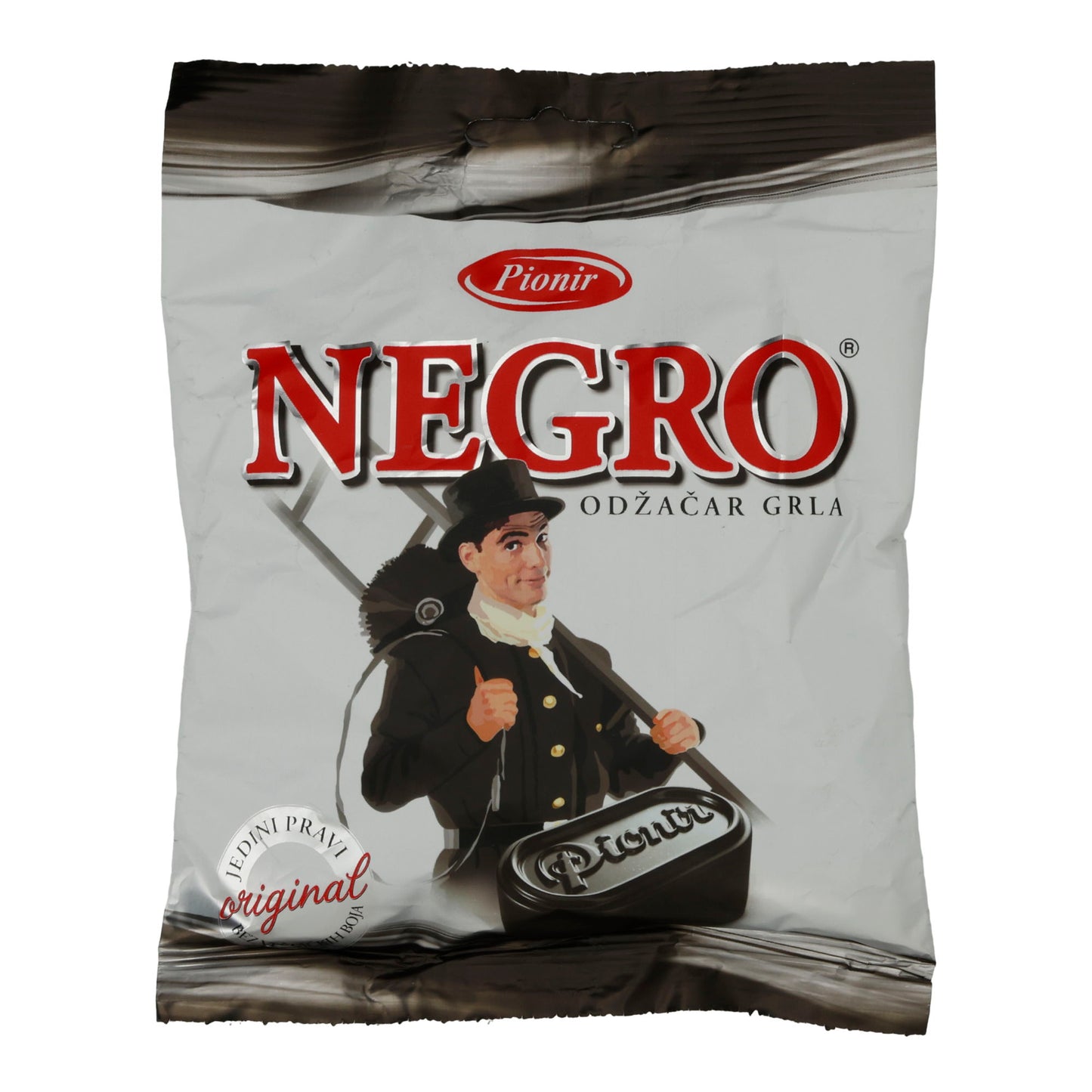 Kruidenbonbons Pionir | Negro Hoestbonbons | Met Menthol | 100 g