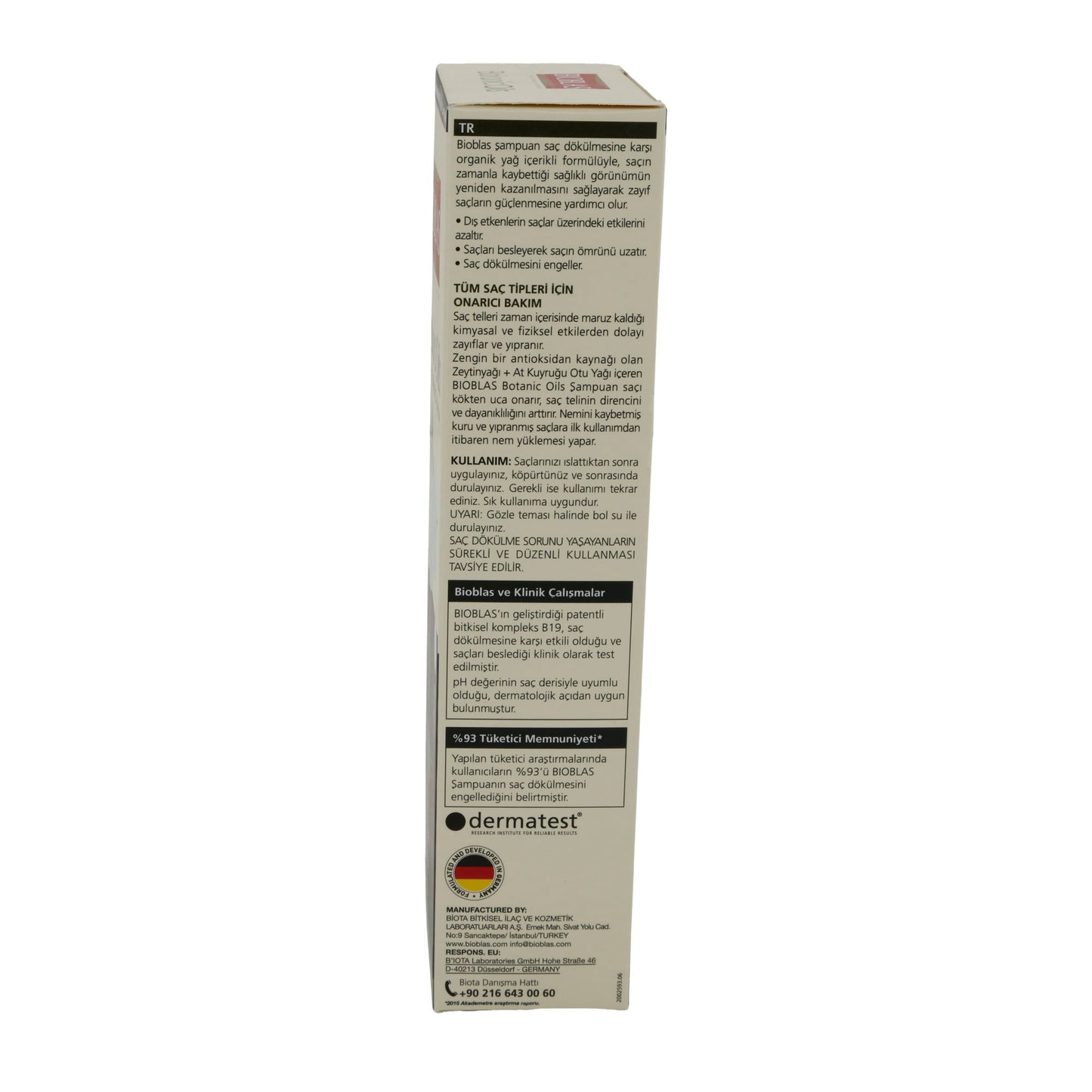 BIOBLAS OLIVE OIL SHAMPOO