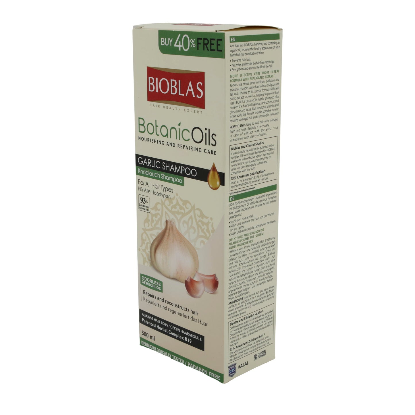 Shampoo Bioblas BotanicOils Knoflook-Shampoo | Shampoo | 500 ml