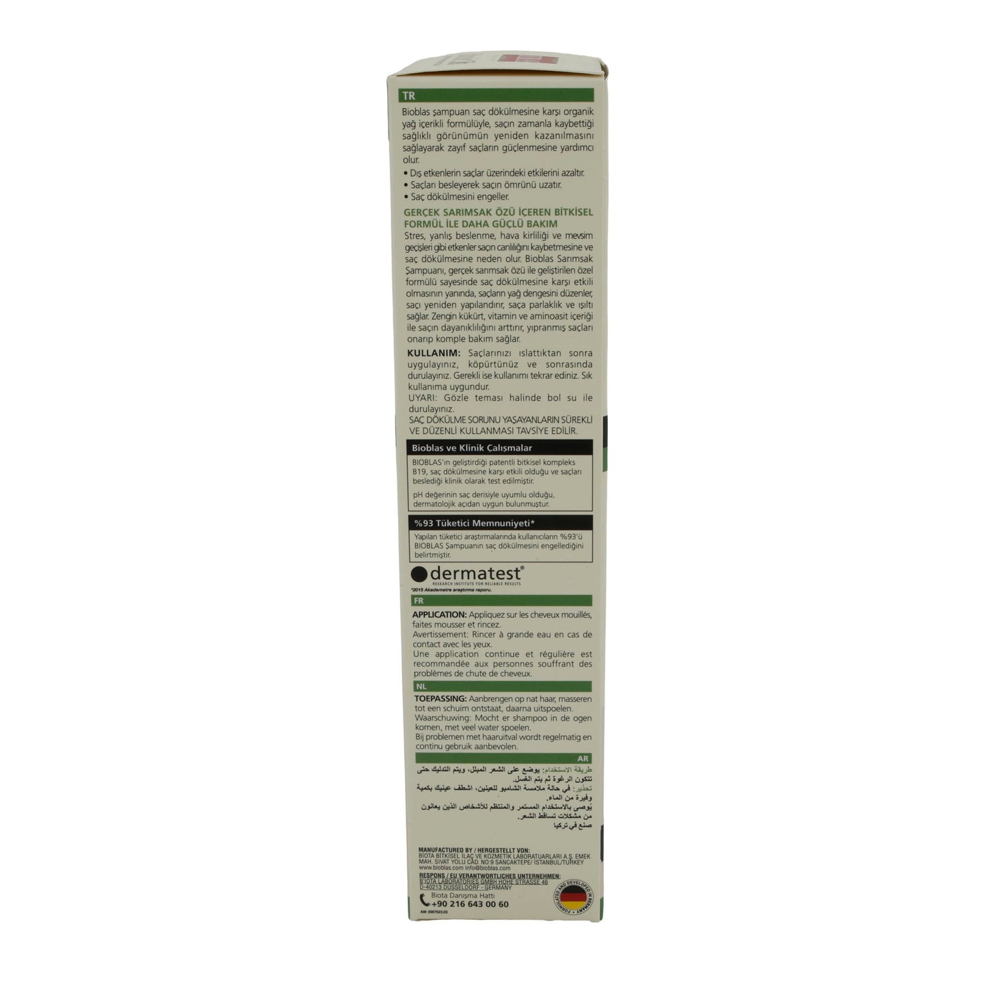 Shampoo Bioblas BotanicOils Knoflook-Shampoo | Shampoo | 500 ml