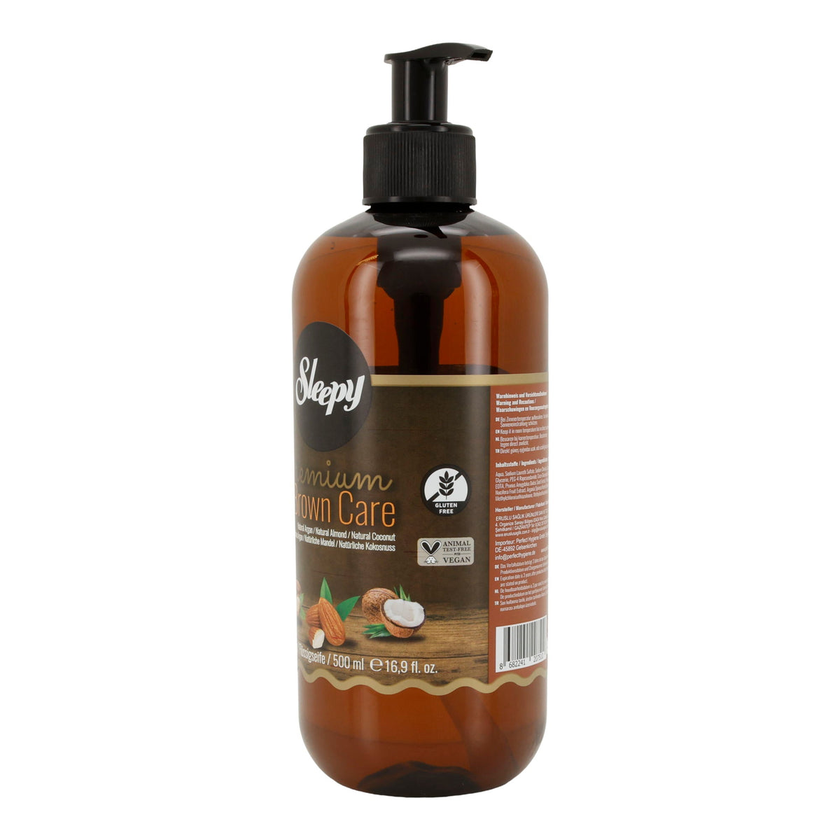 Sleepy premium - Brown Care | Handseife – Flüssigseife 550 ml SLEEPY