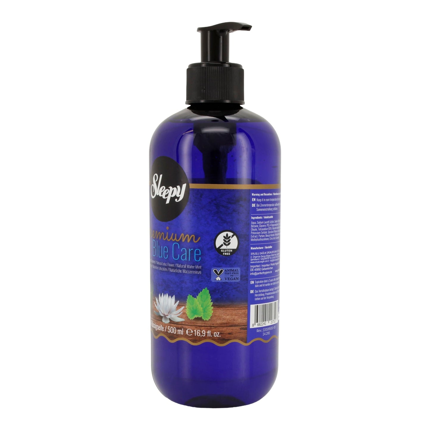 Sleepy premium – Blue Care | Handseife - Flüssigseife 550 ml SLEEPY