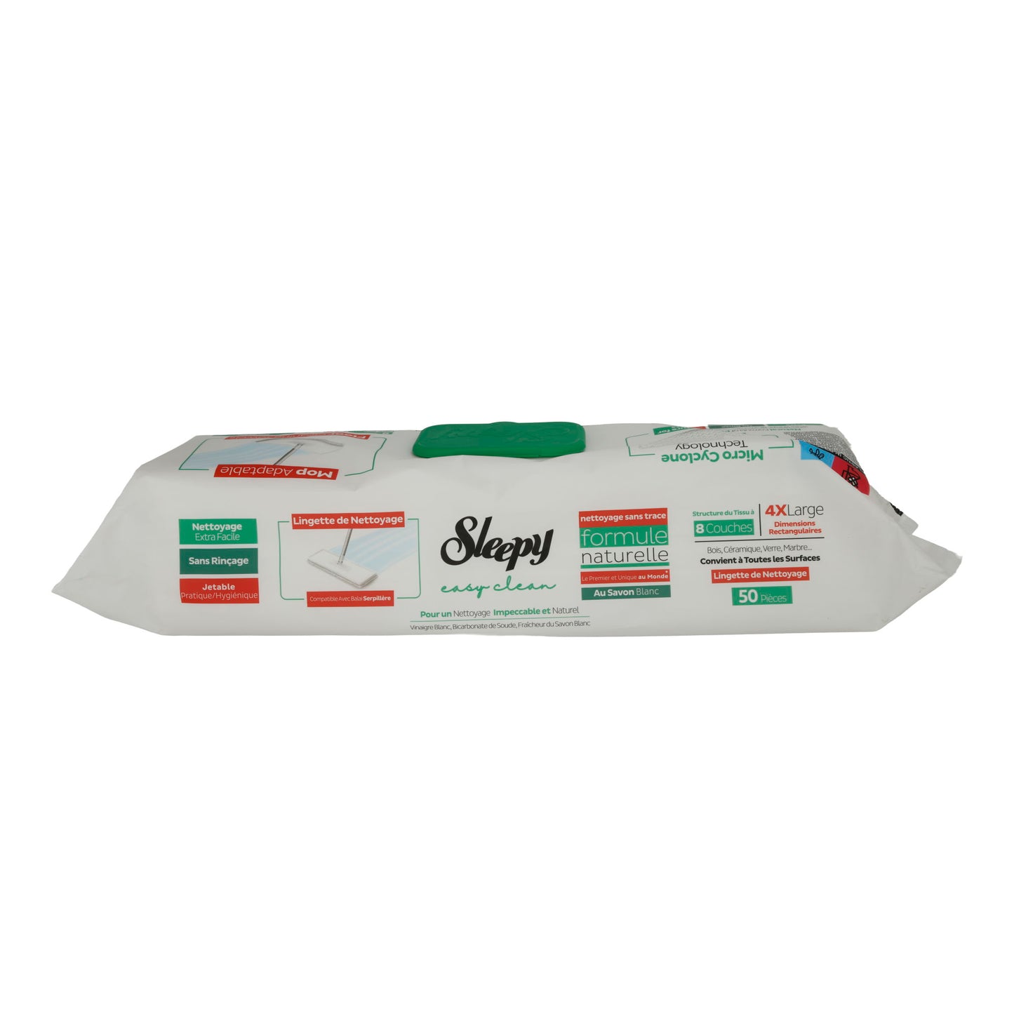 Reinigungstücher Sleepy Easy Clean | Boden | Extra groß | 50 Stück