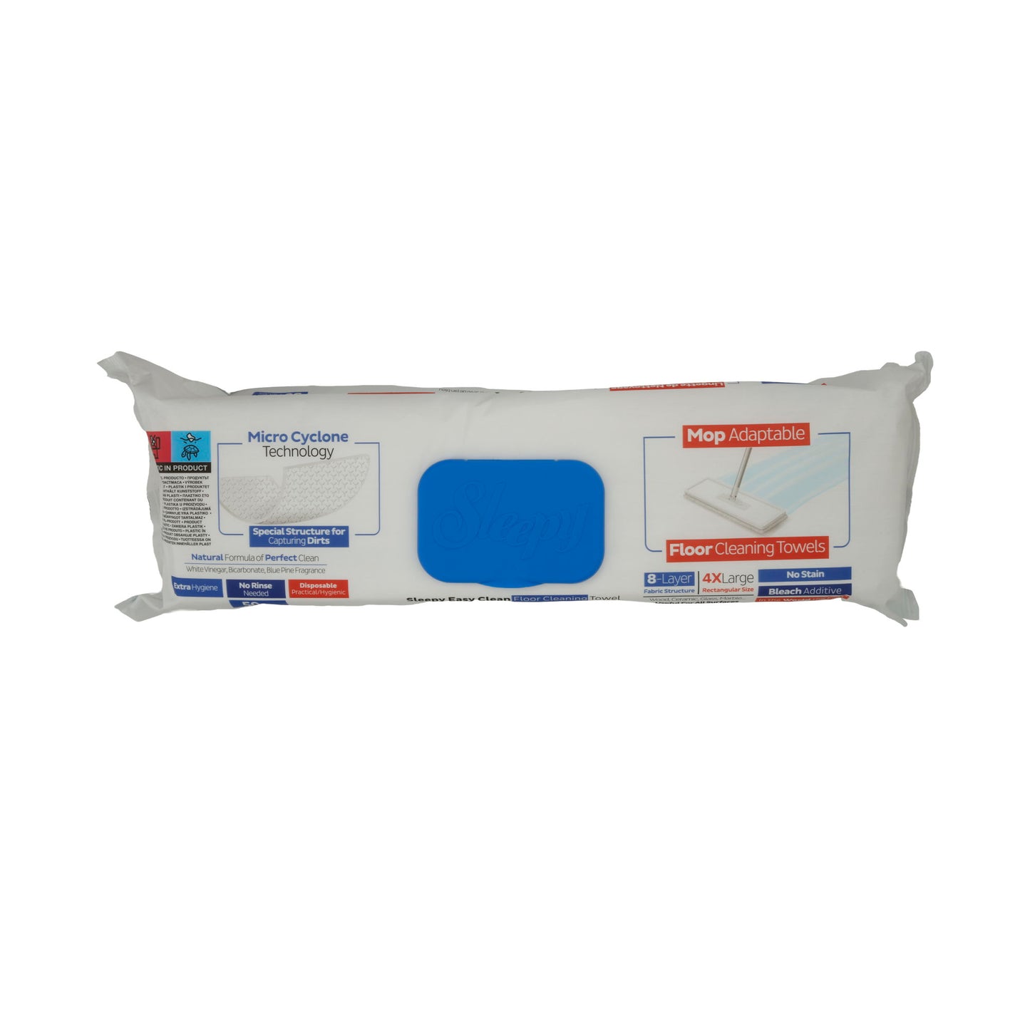 Lingettes de nettoyage Sleepy Easy Clean | Sol | Extra grand | 50 pièces