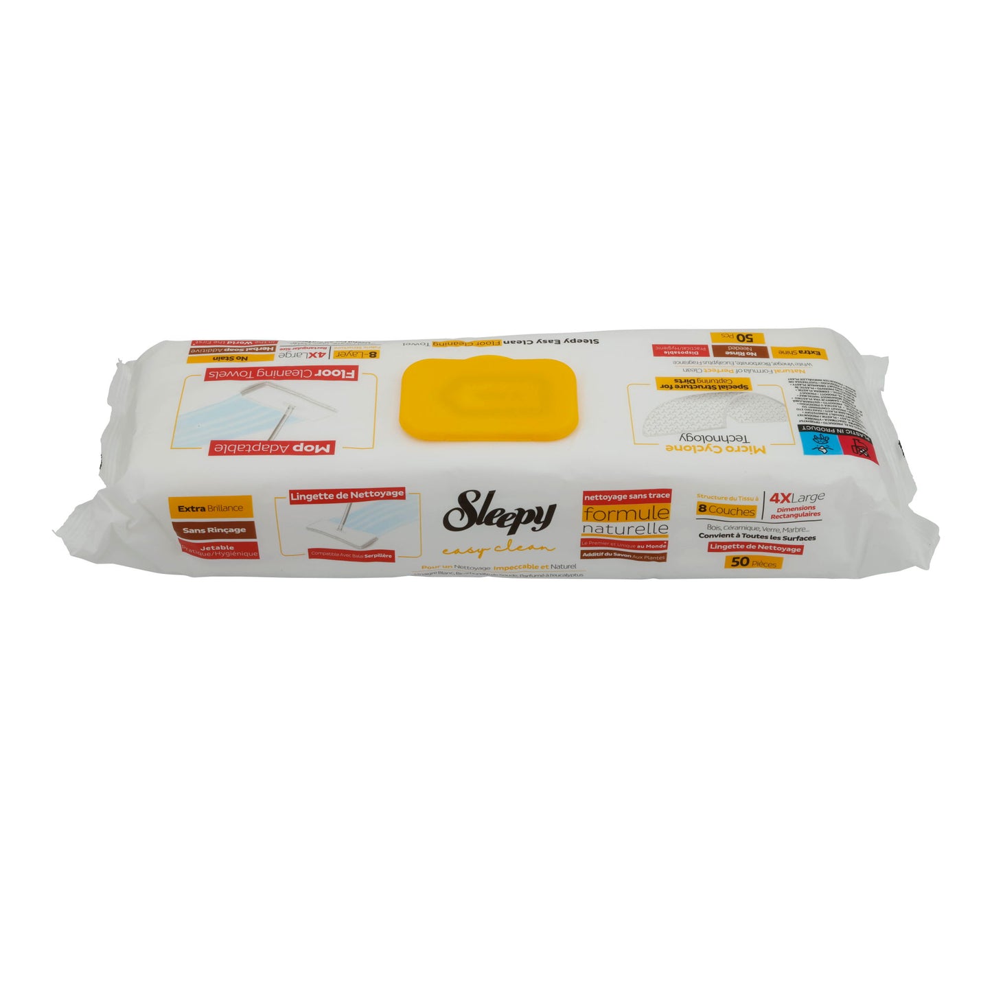 Reinigungstücher Sleepy Easy Clean | Boden | Extra groß | 50 Stück